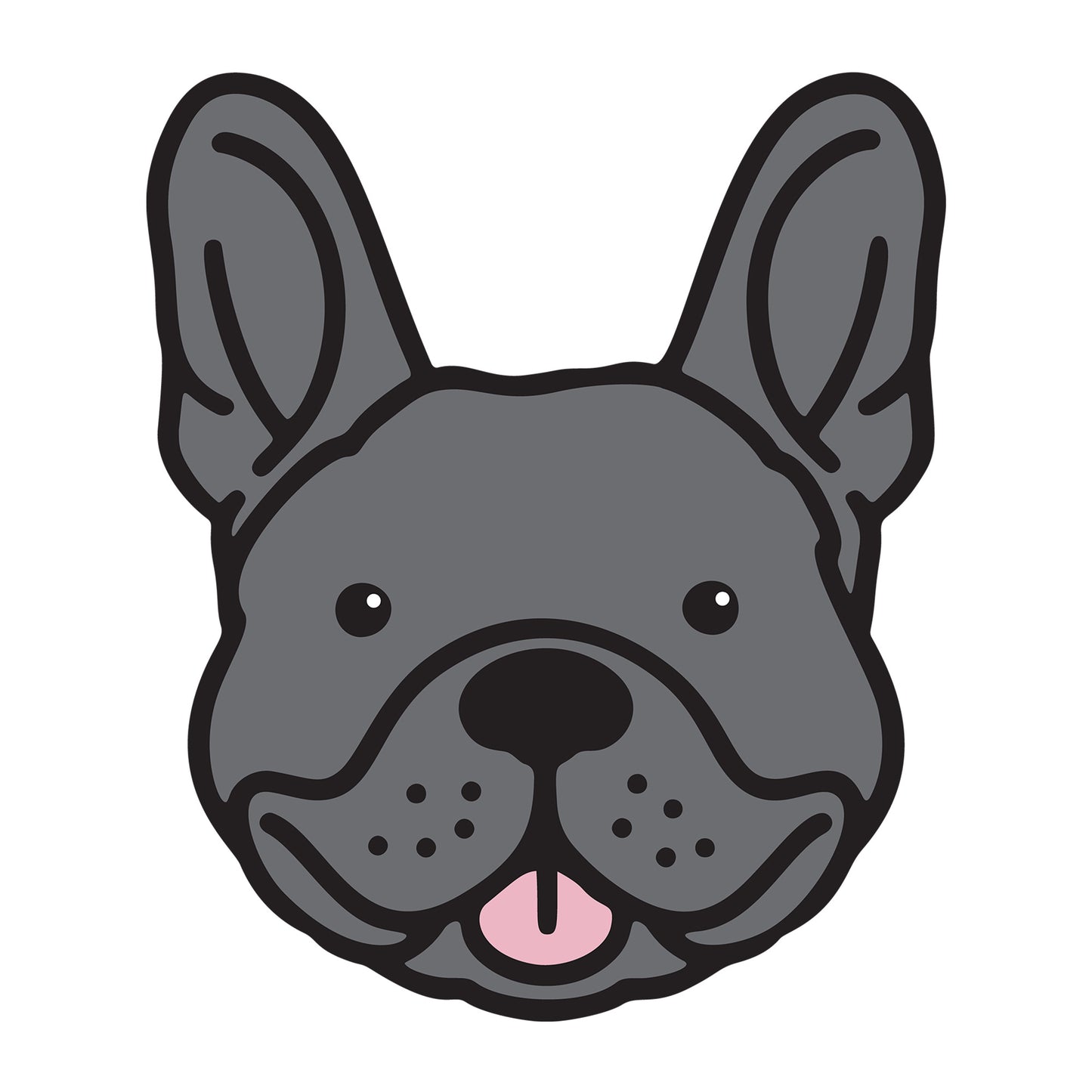 French Bulldog SVG dog design for Cricut, Silhouette, laser cutting, vinyl, sublimation, and pet craft projects.