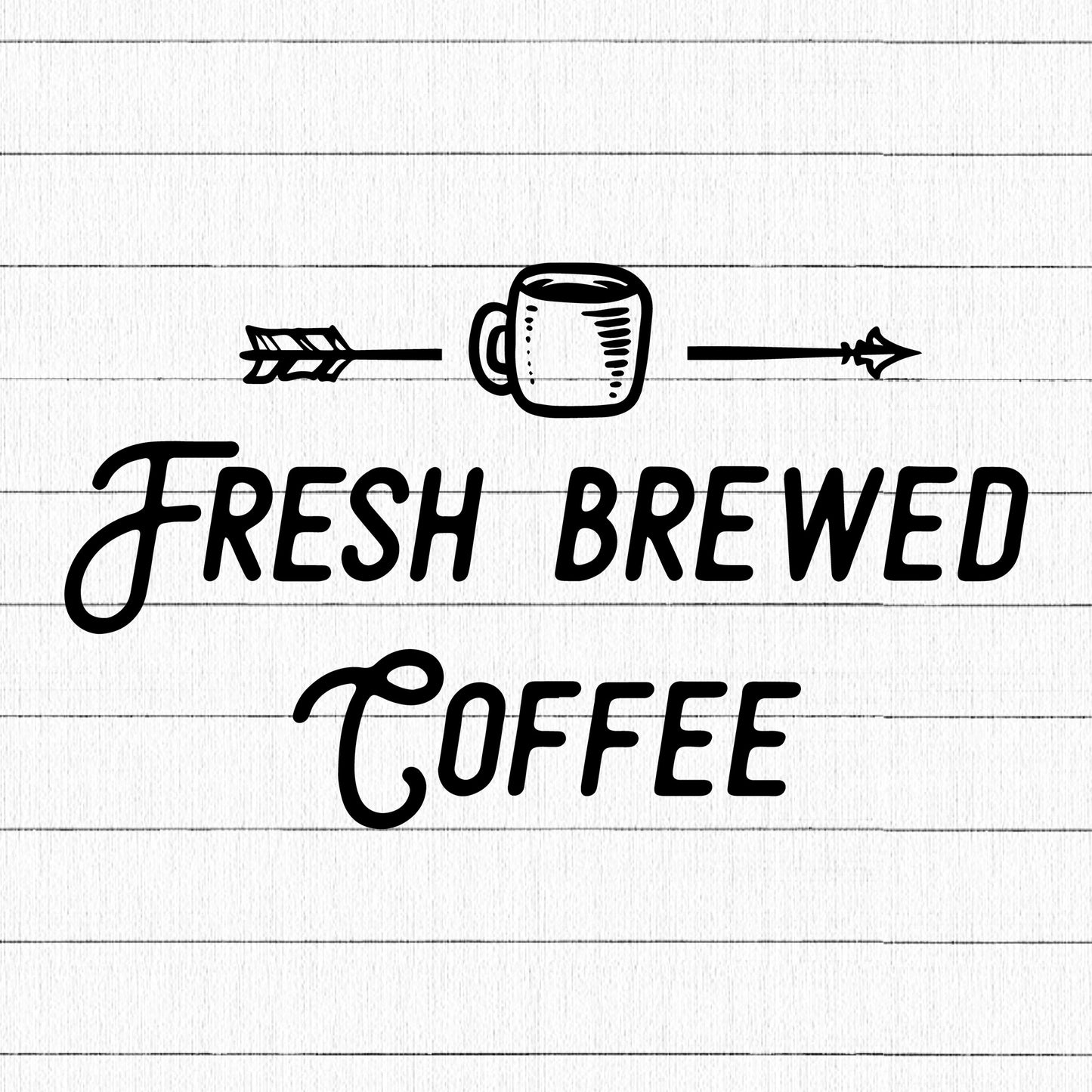 Fresh Brewed Coffee SVG, Coffee SVG - Craft House SVG