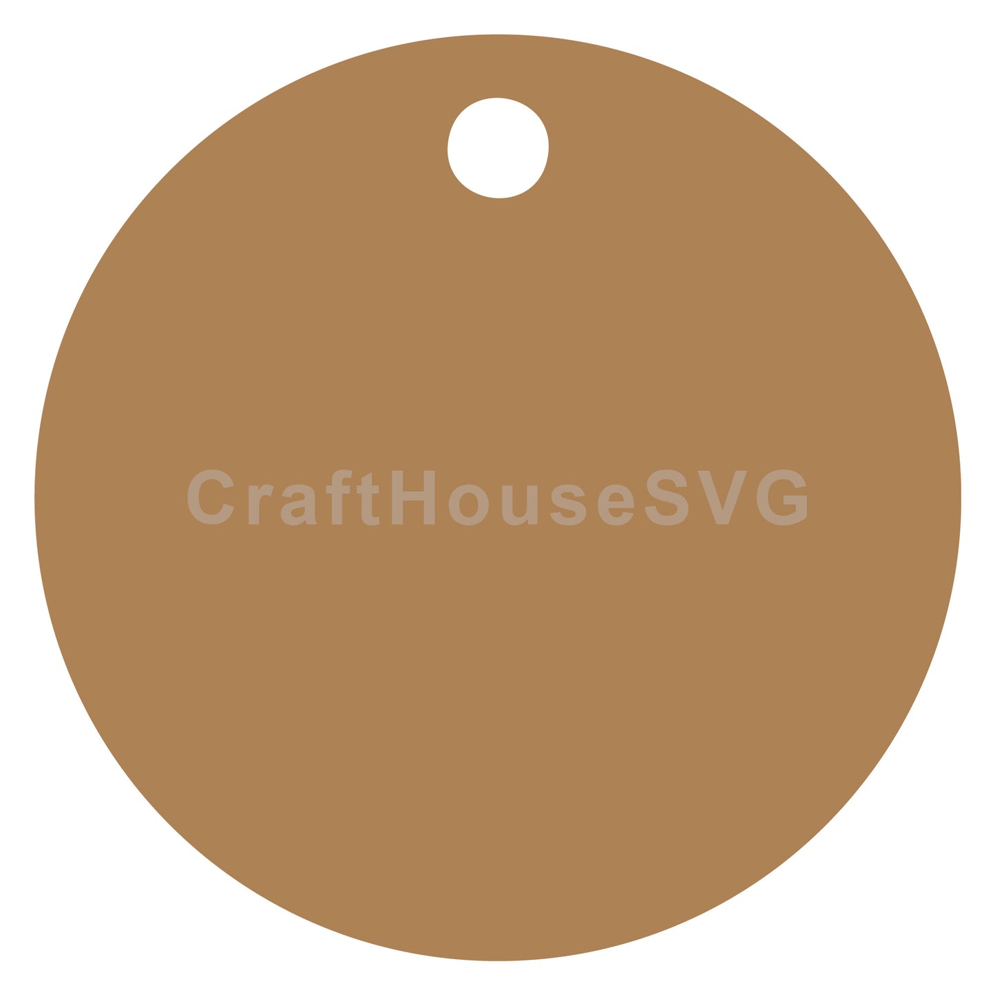 Gift Tag Circle SVG