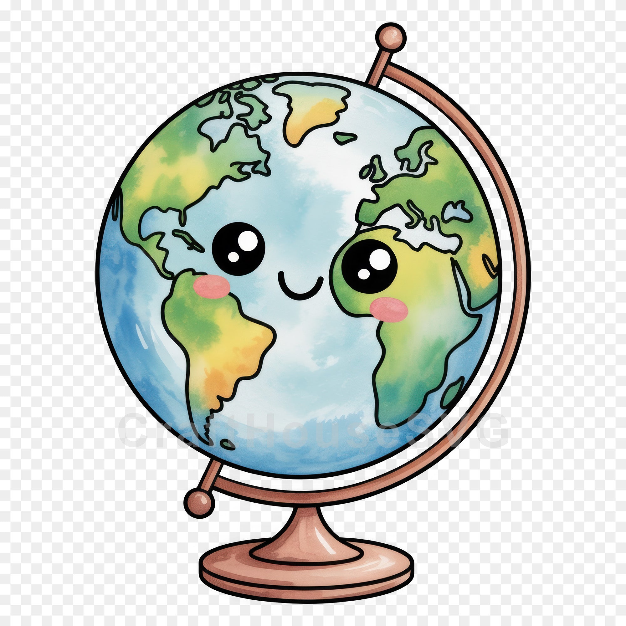 Kawaii Back to School Clipart Bundle