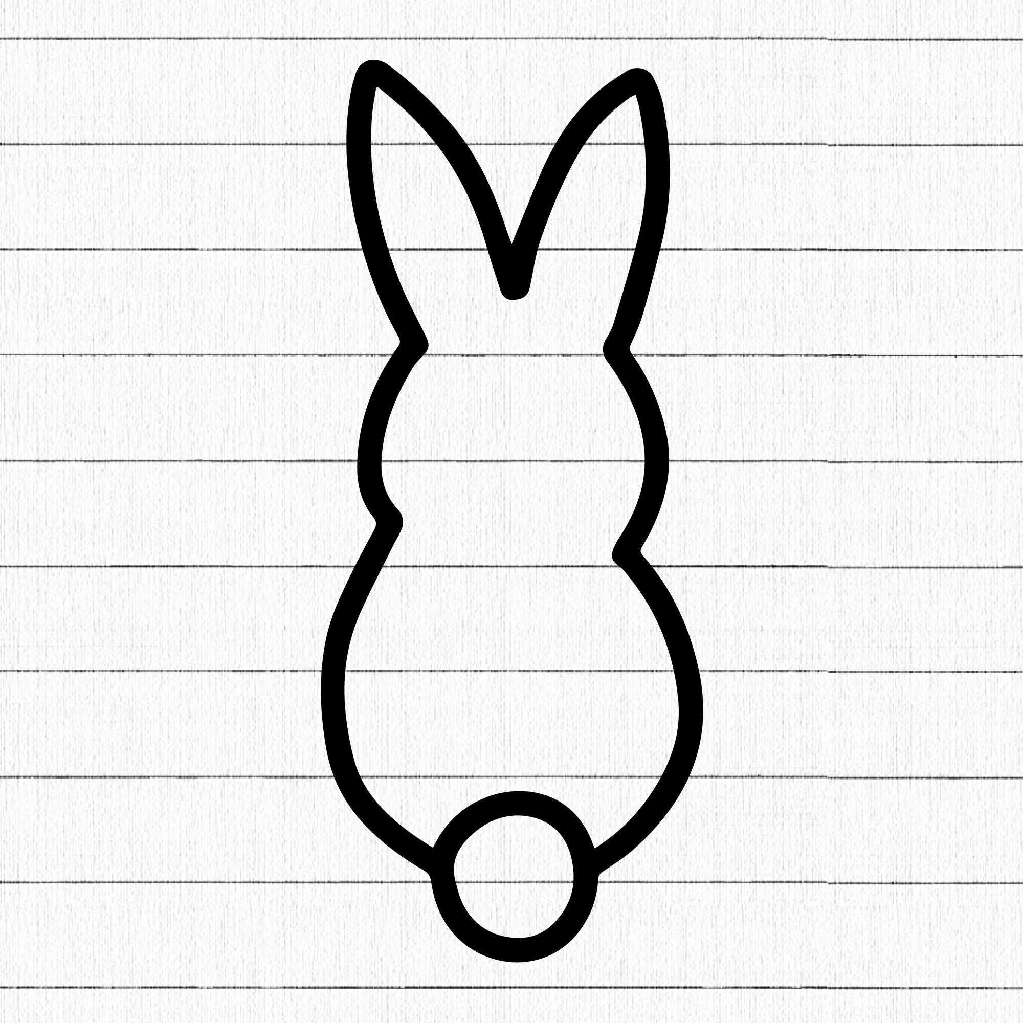 Graphic Bunny SVG, Easter SVG