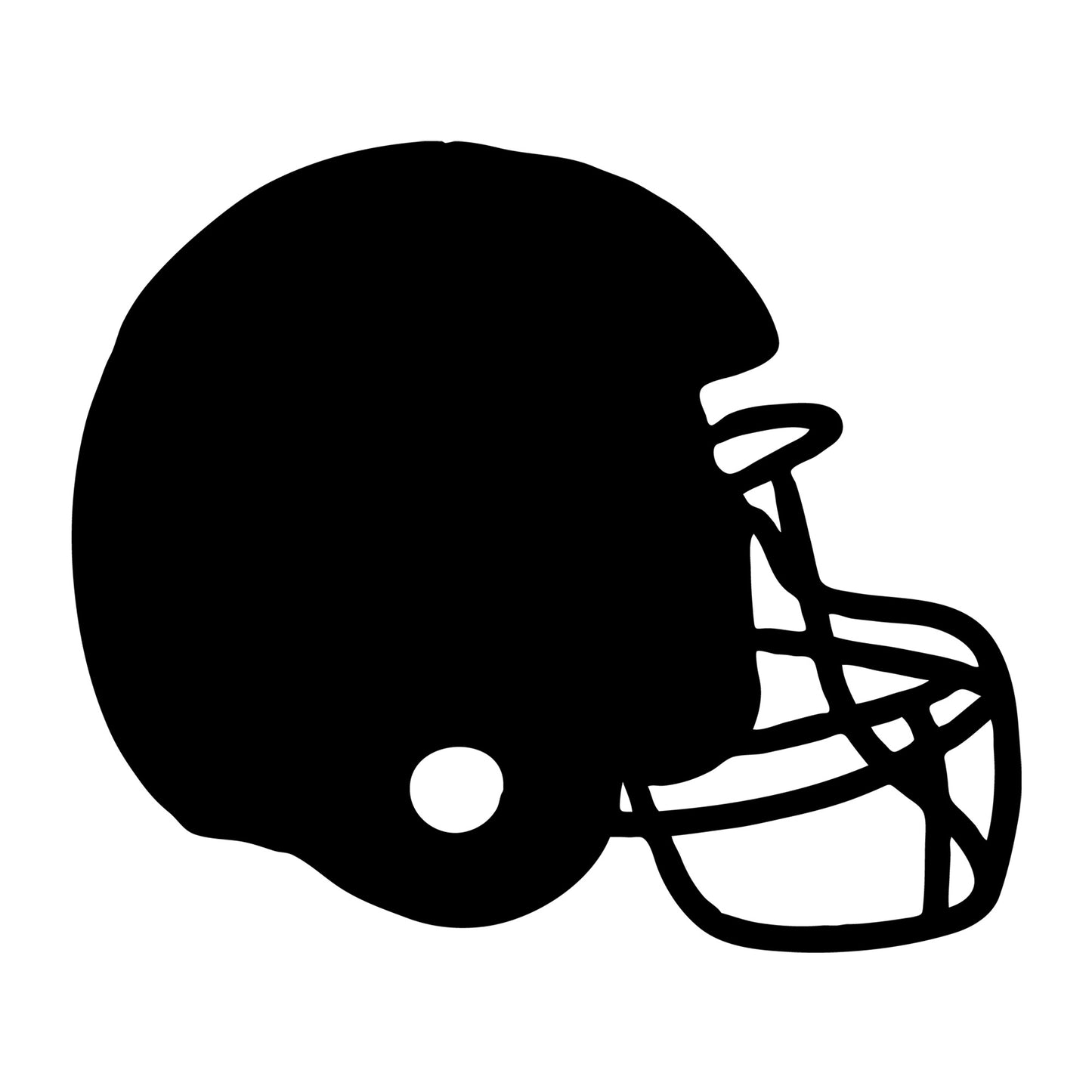 Graphic Football Helmet SVG