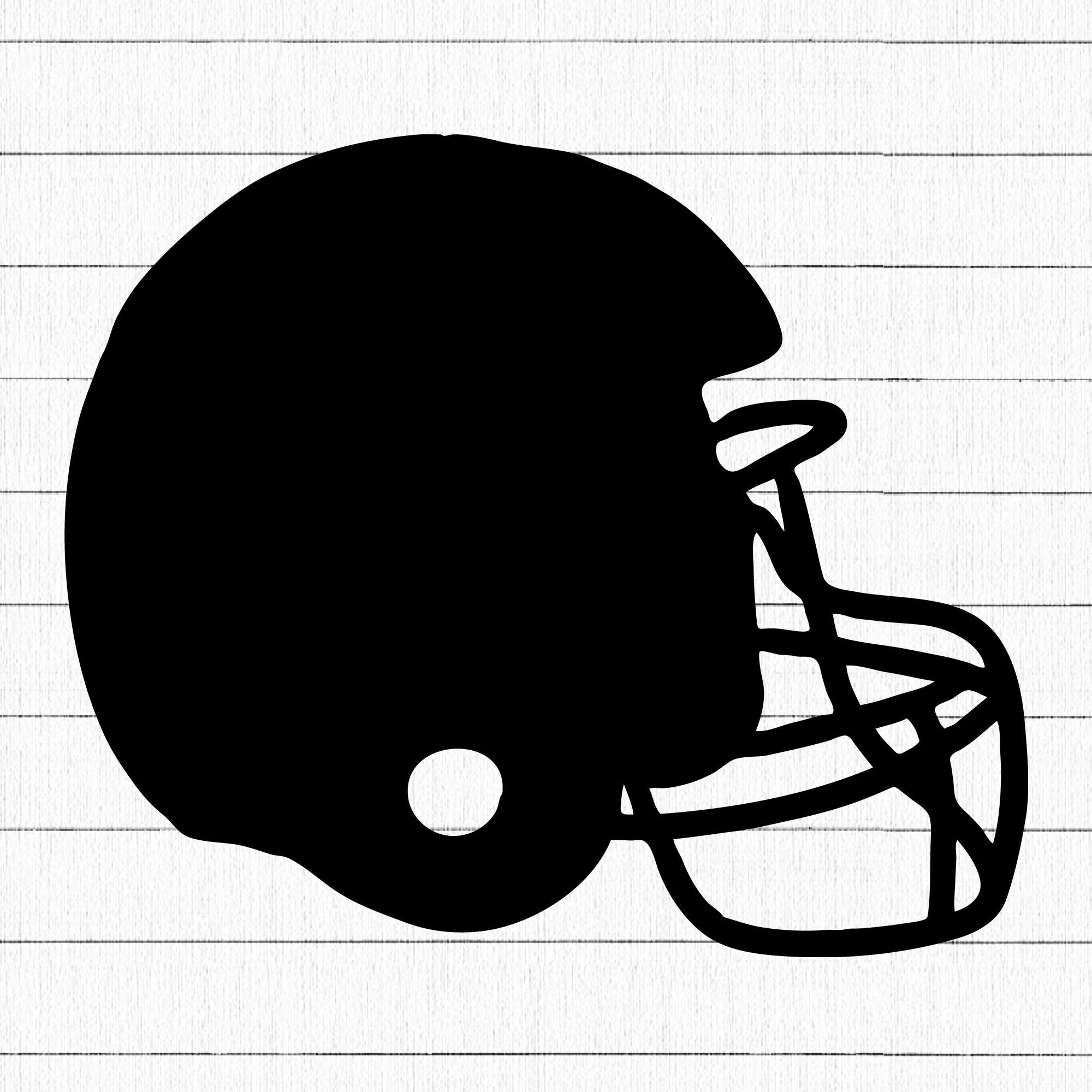Graphic Football Helmet SVG