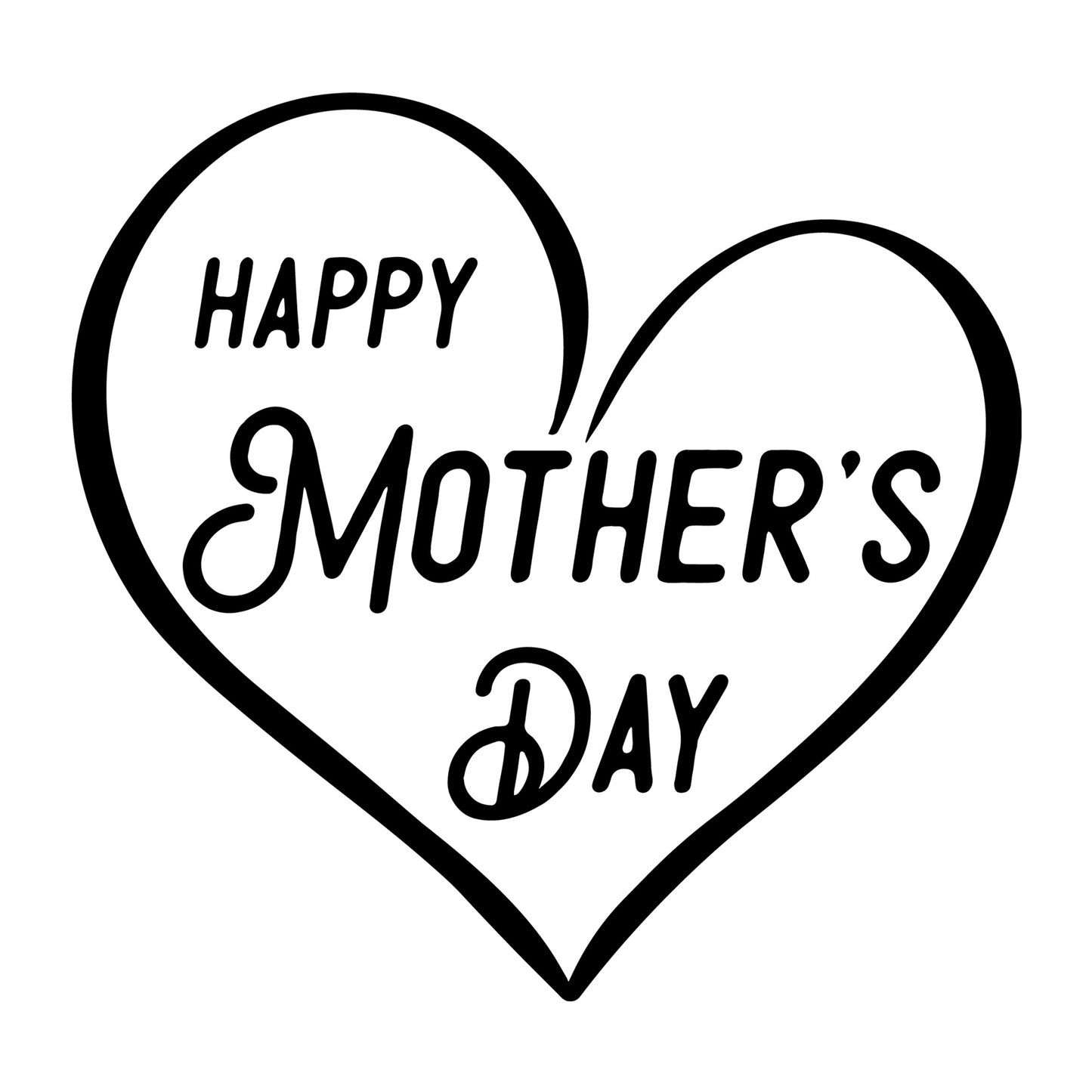 Happy Mother's Day SVG