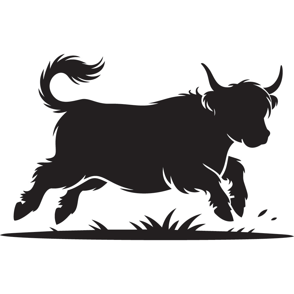 Highland Cow SVG File SVG DXF EPS PNG - Craft House SVG