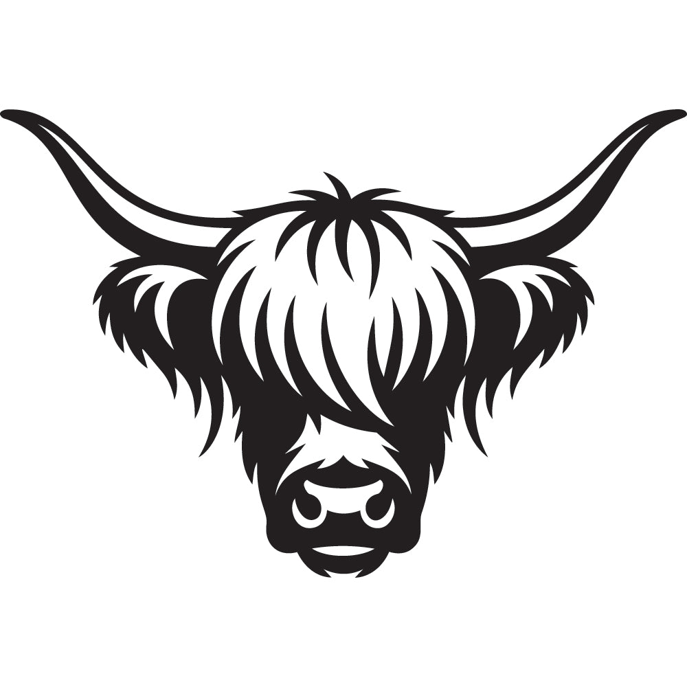 Highland Cow SVG File SVG DXF EPS PNG - Craft House SVG