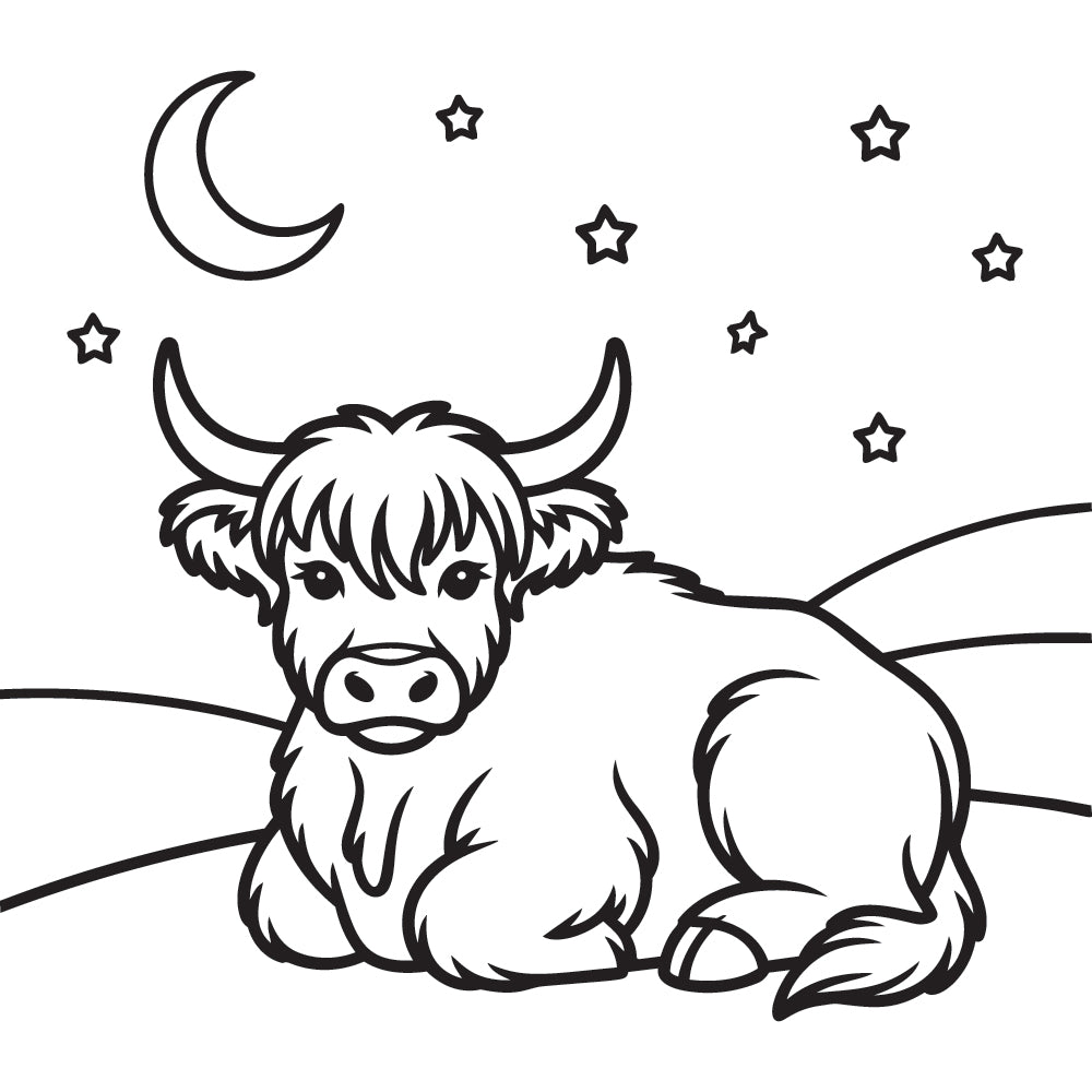 Highland Cow SVG File SVG DXF EPS PNG - Craft House SVG