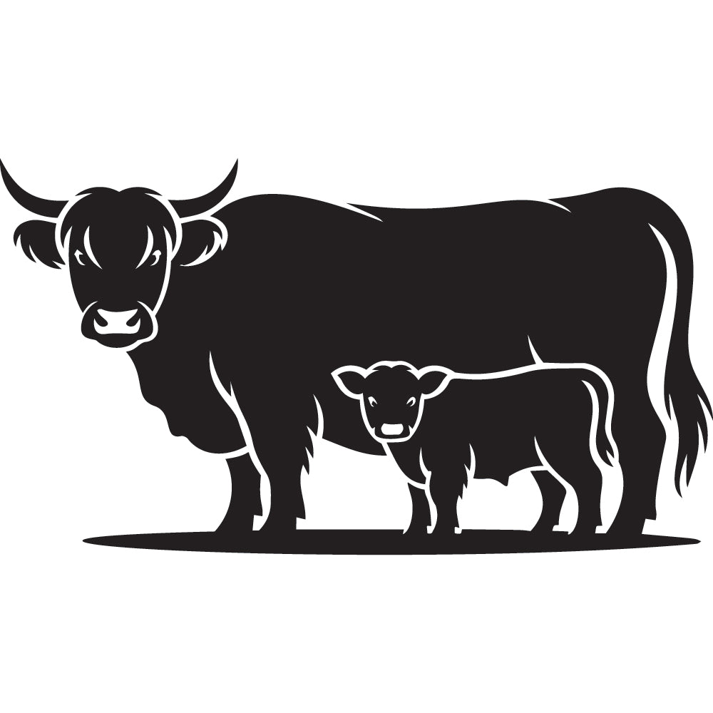 Highland Cow SVG File SVG DXF EPS PNG - Craft House SVG