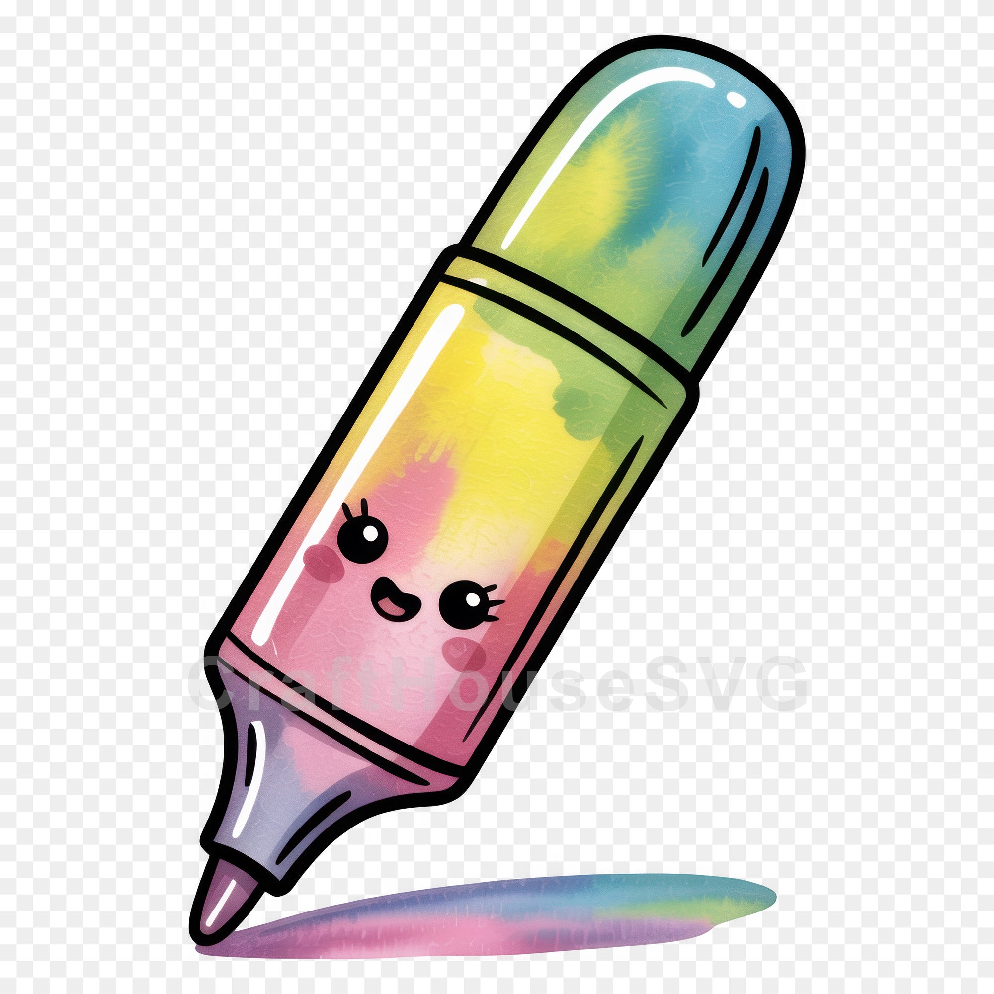 Kawaii Back to School Clipart Bundle