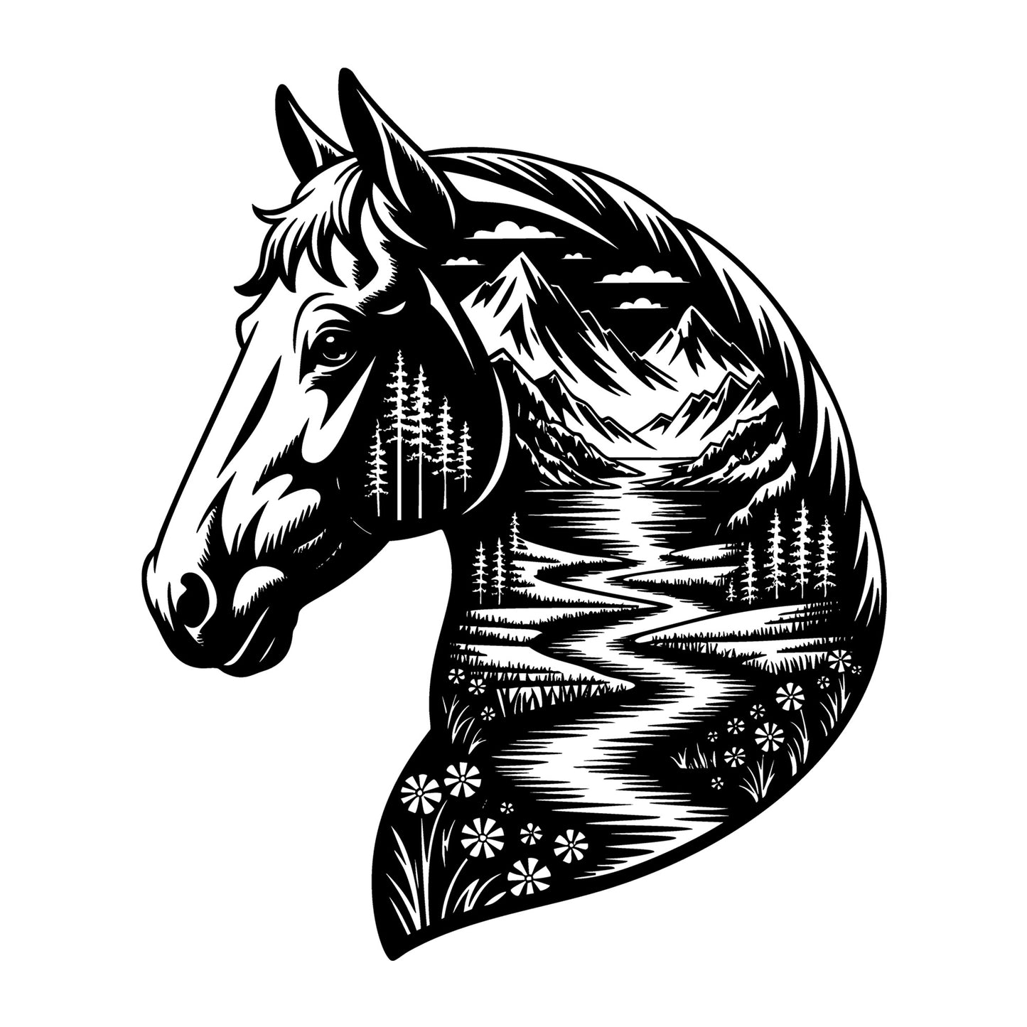 Horse SVG