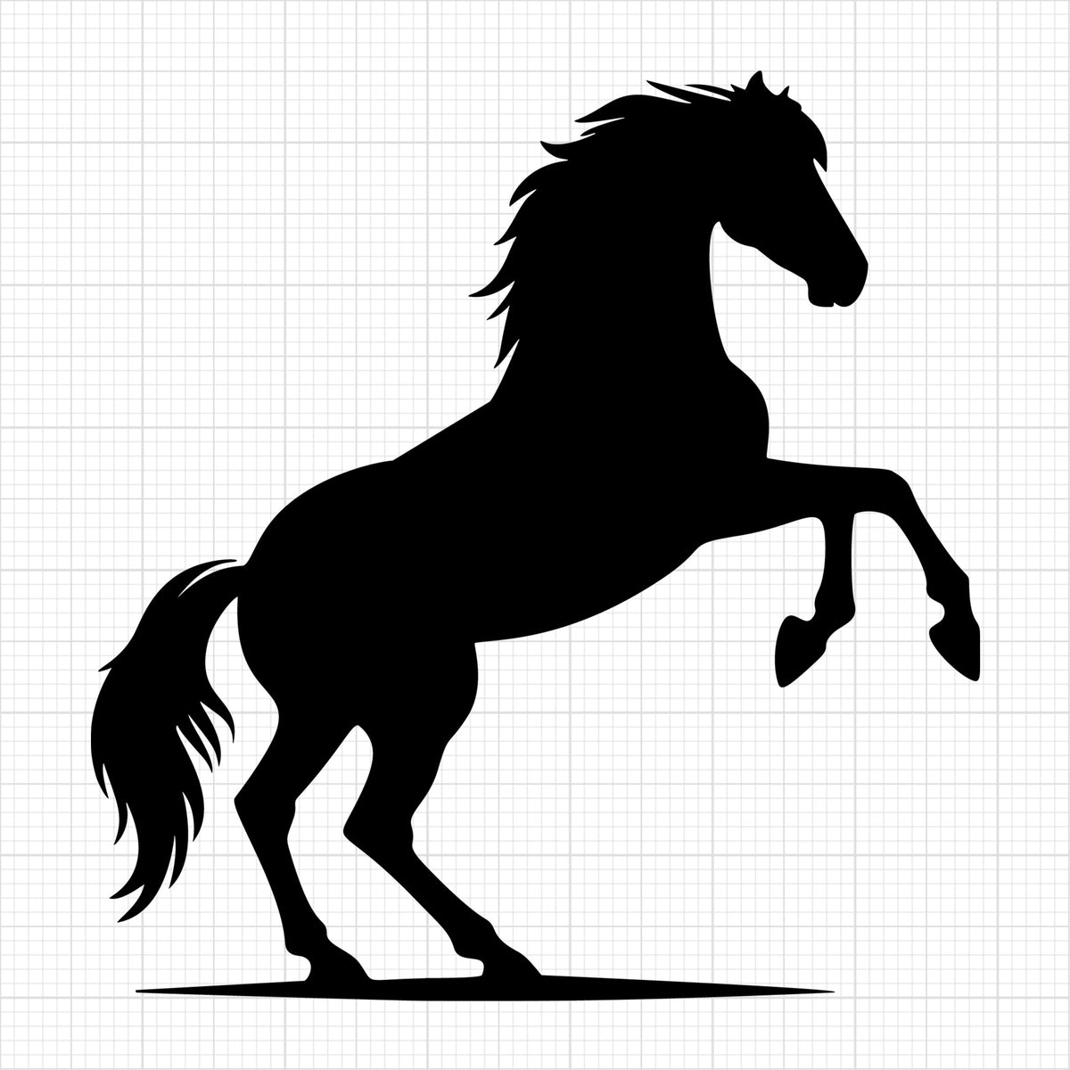 Horse bucking