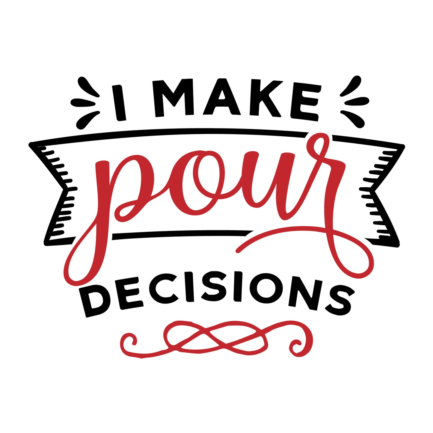 I make pour decisions SVG