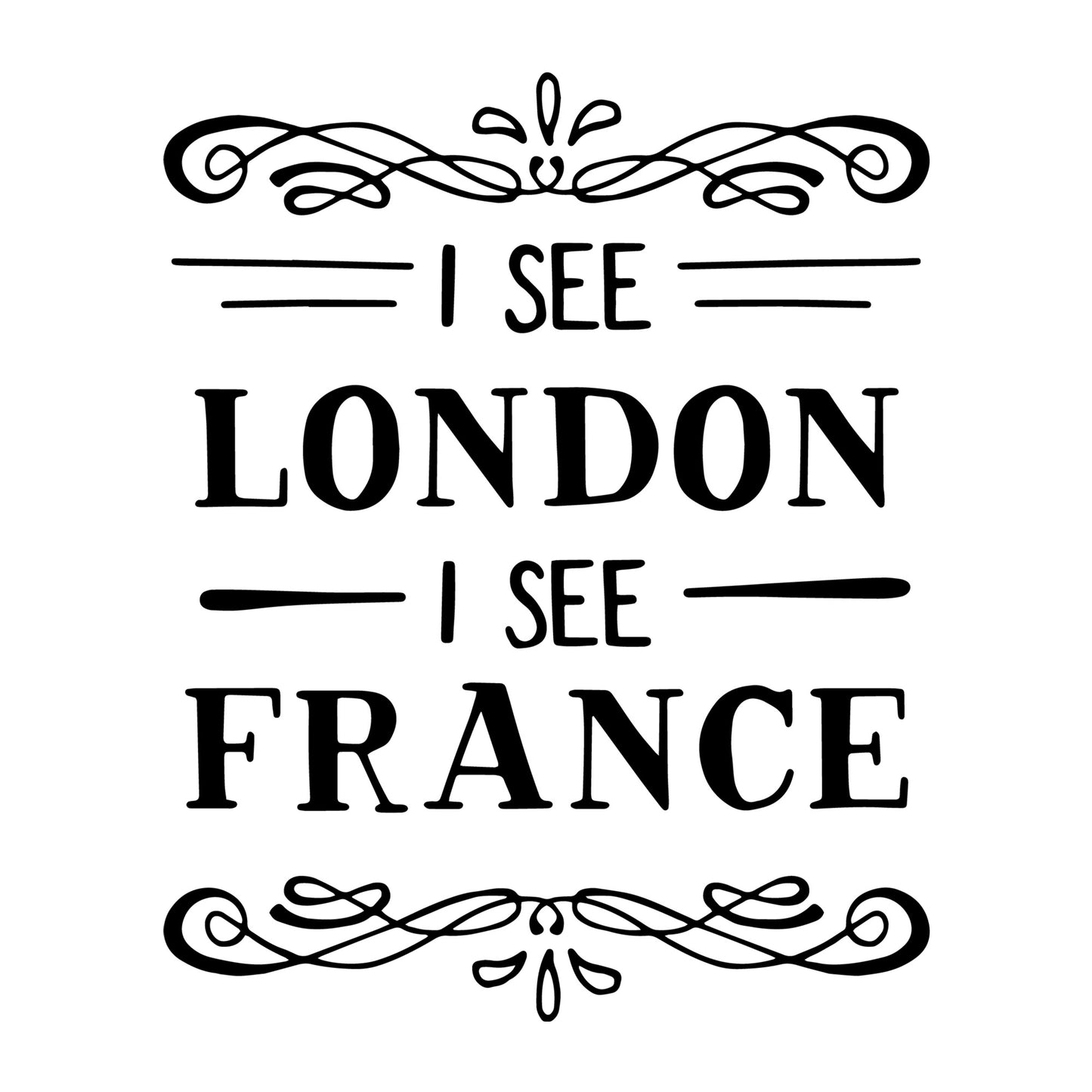 I see London I see France SVG