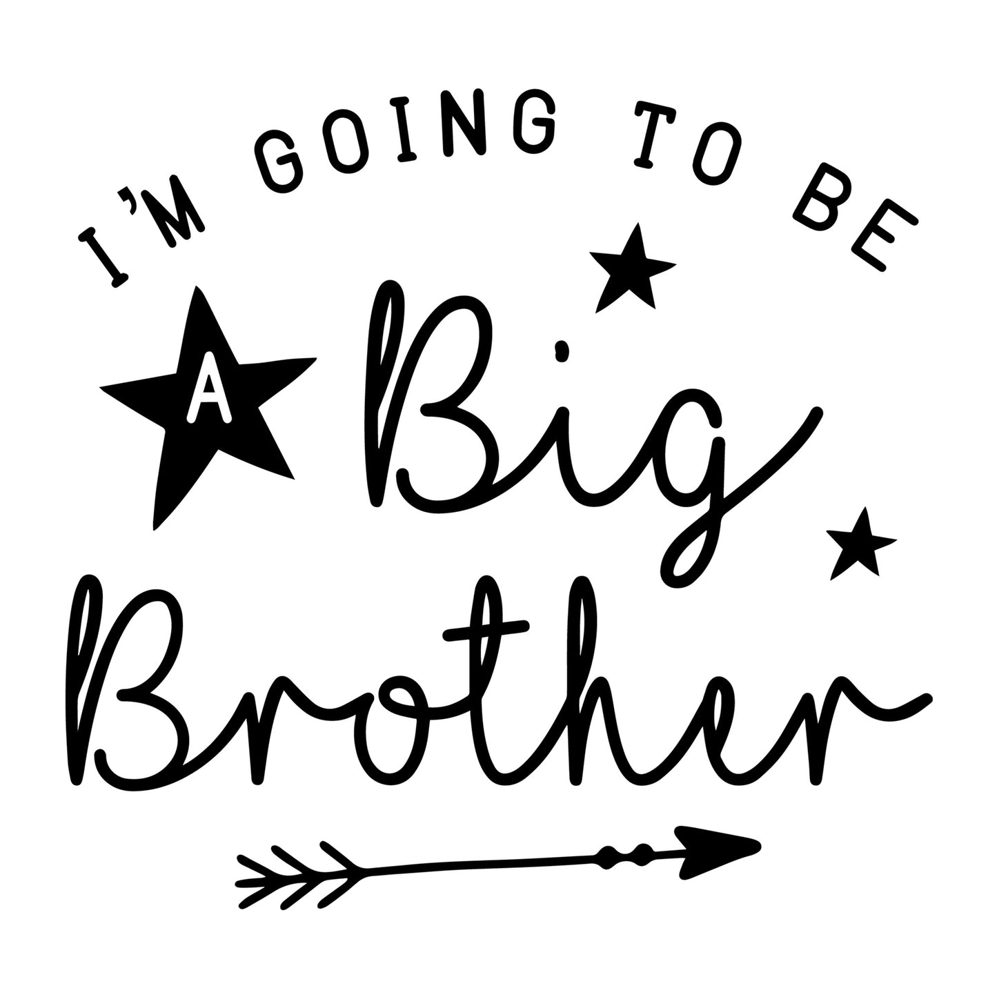I'm Going To Be A Big Brother SVG