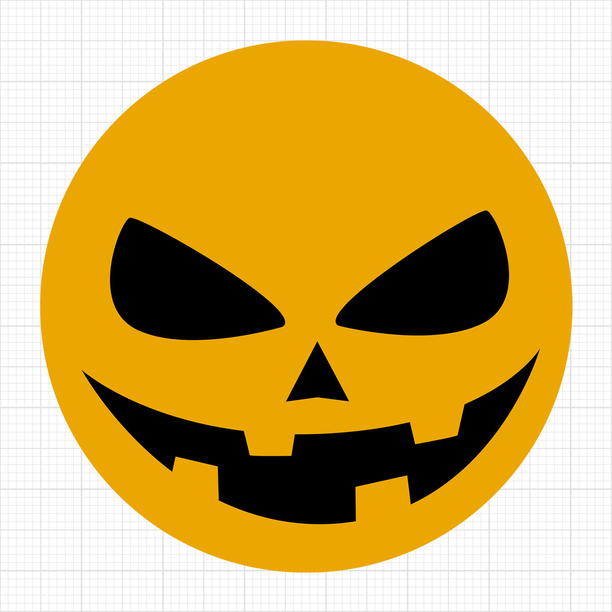 Jack O Lantern Pumpkin Face