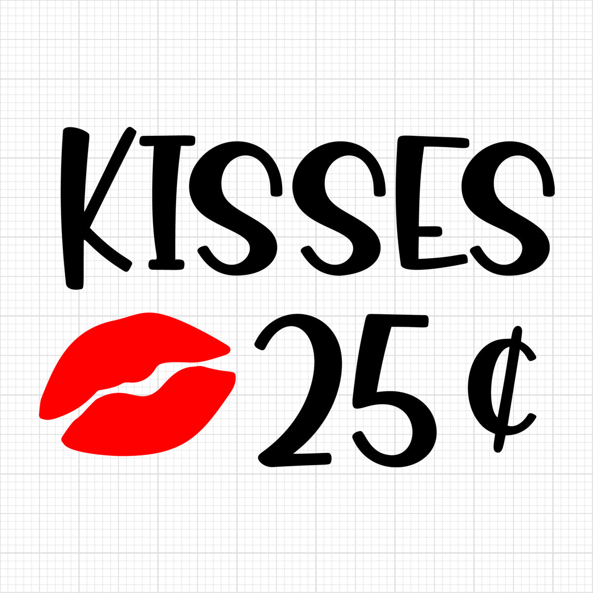 Kisses 25 cent