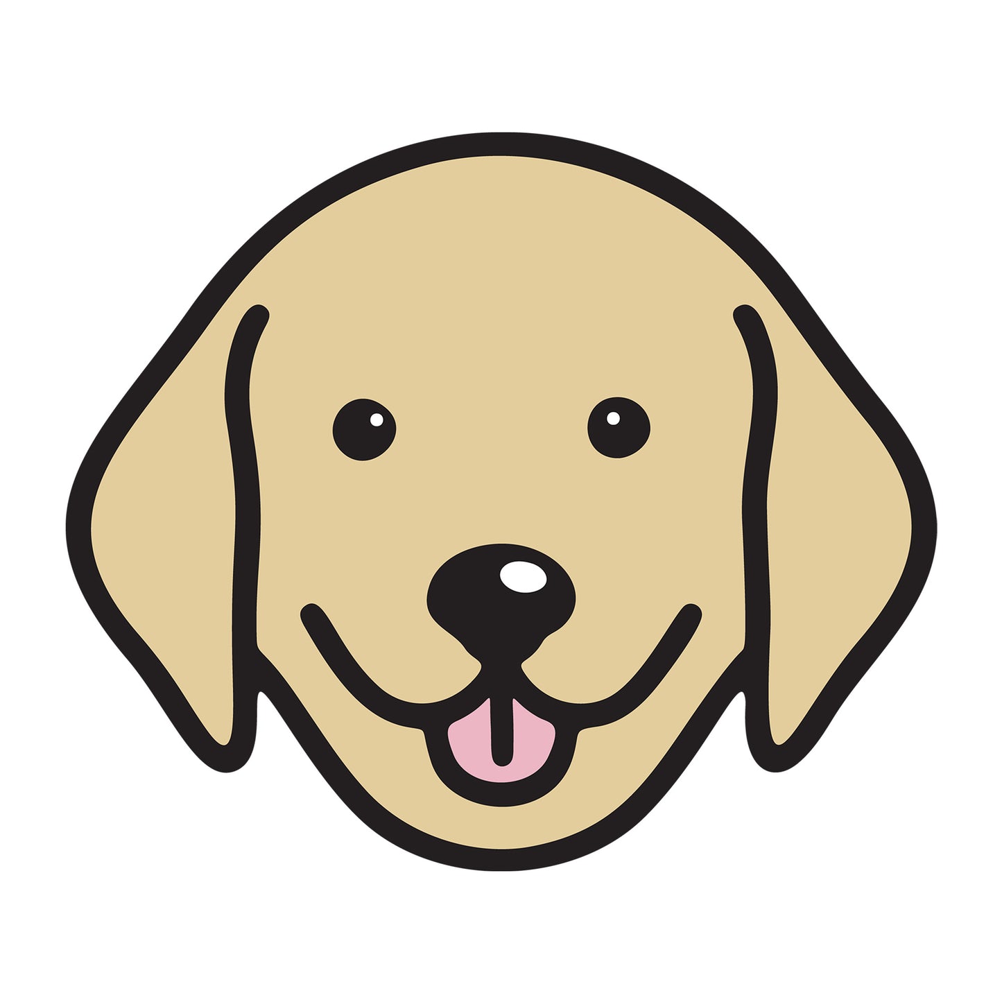 Labrador Puppy SVG dog design for Cricut, Silhouette, laser cutting, vinyl, sublimation, and pet craft projects.