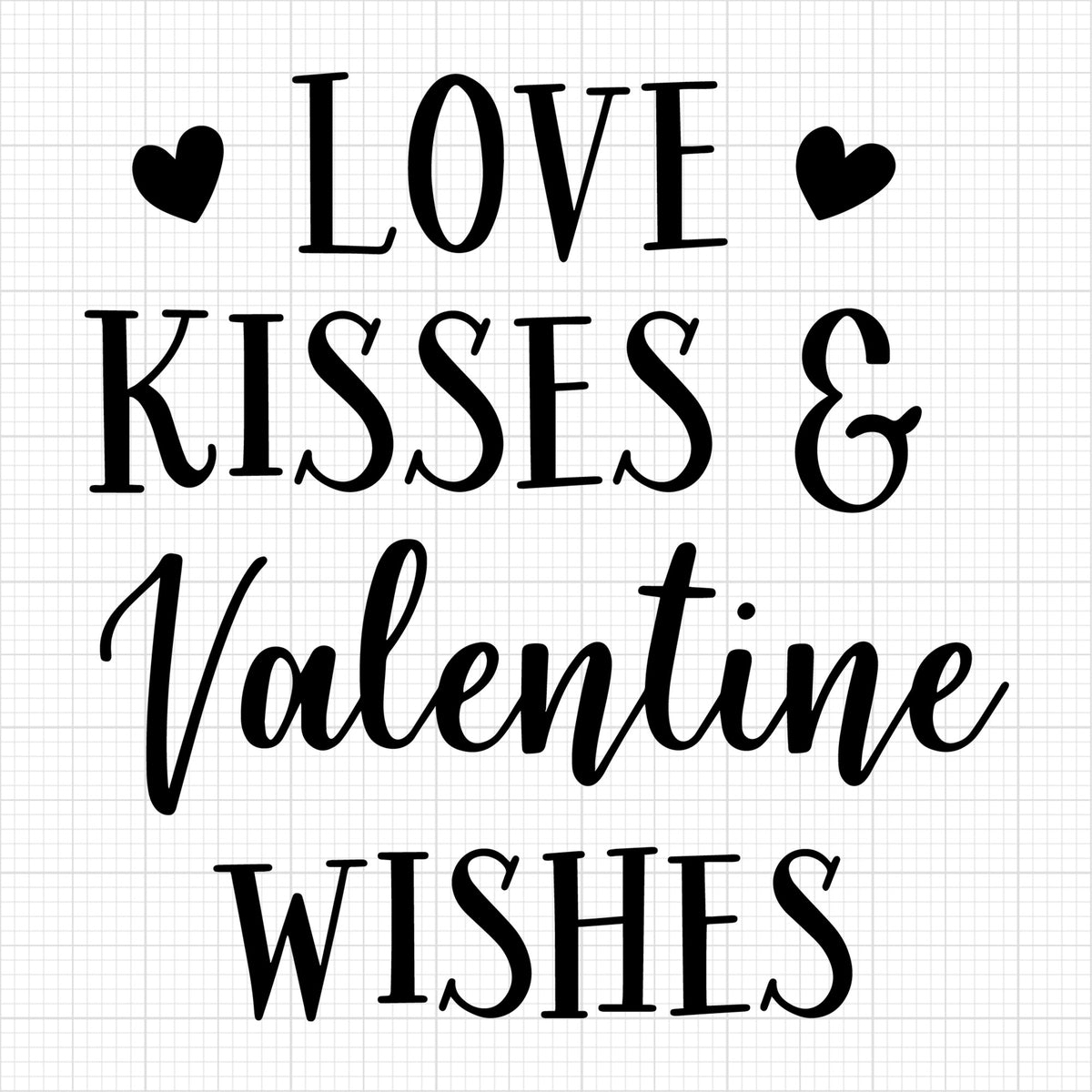 Love Kisses And Valentine Wishes