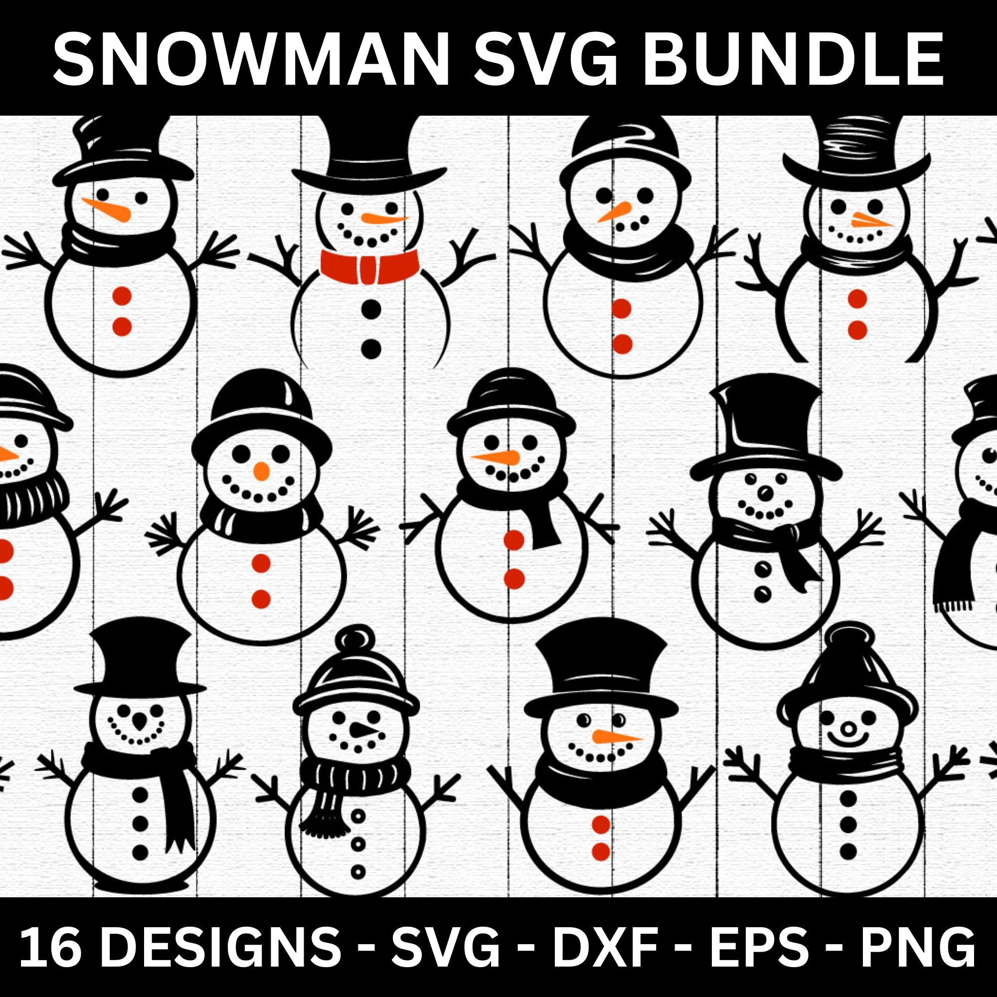 Snowman SVG Bundle