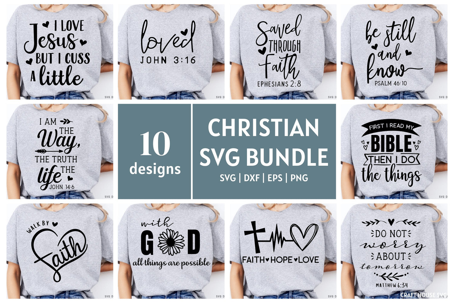 Christian SVG Bundle Scripture Bundle