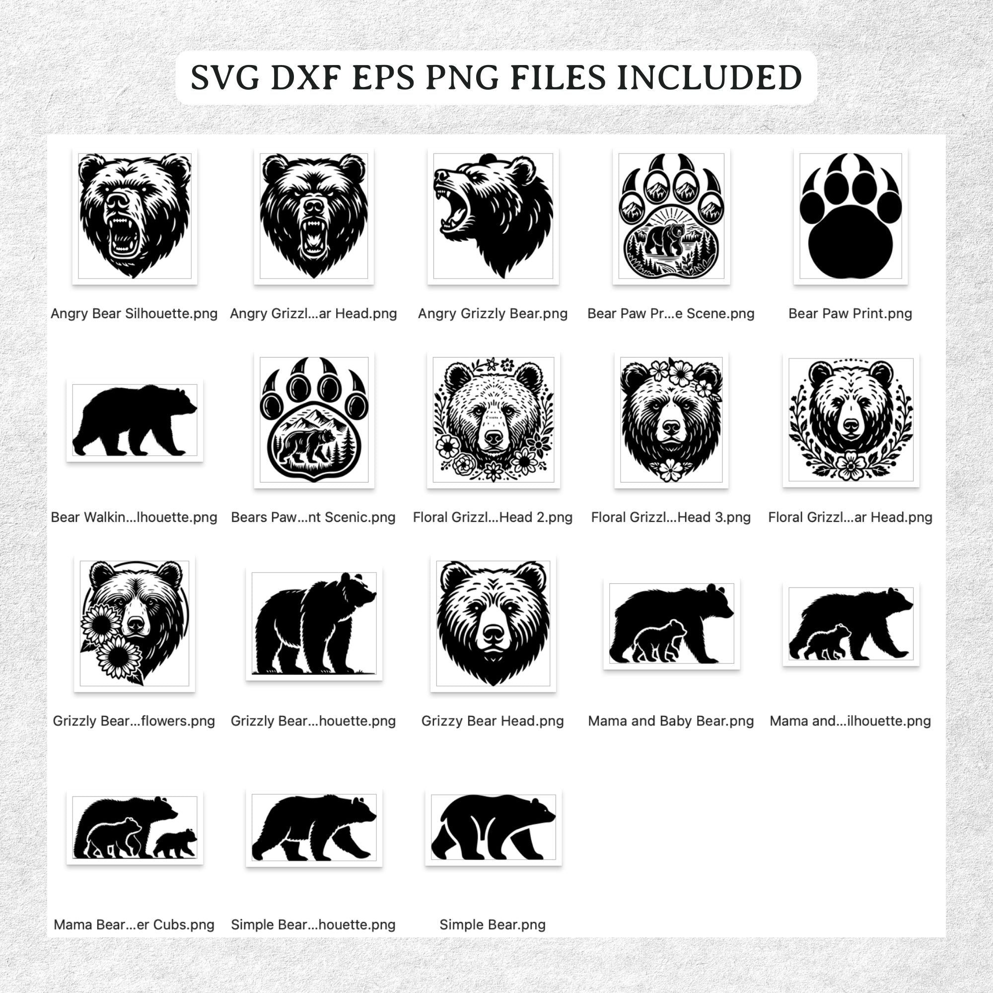 Bear SVG Bundle