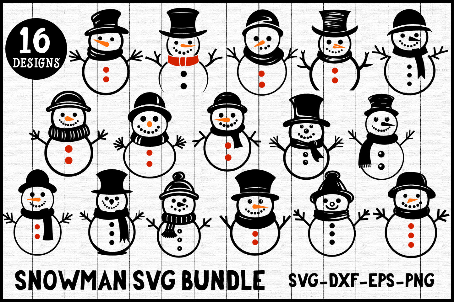 Snowman SVG Bundle