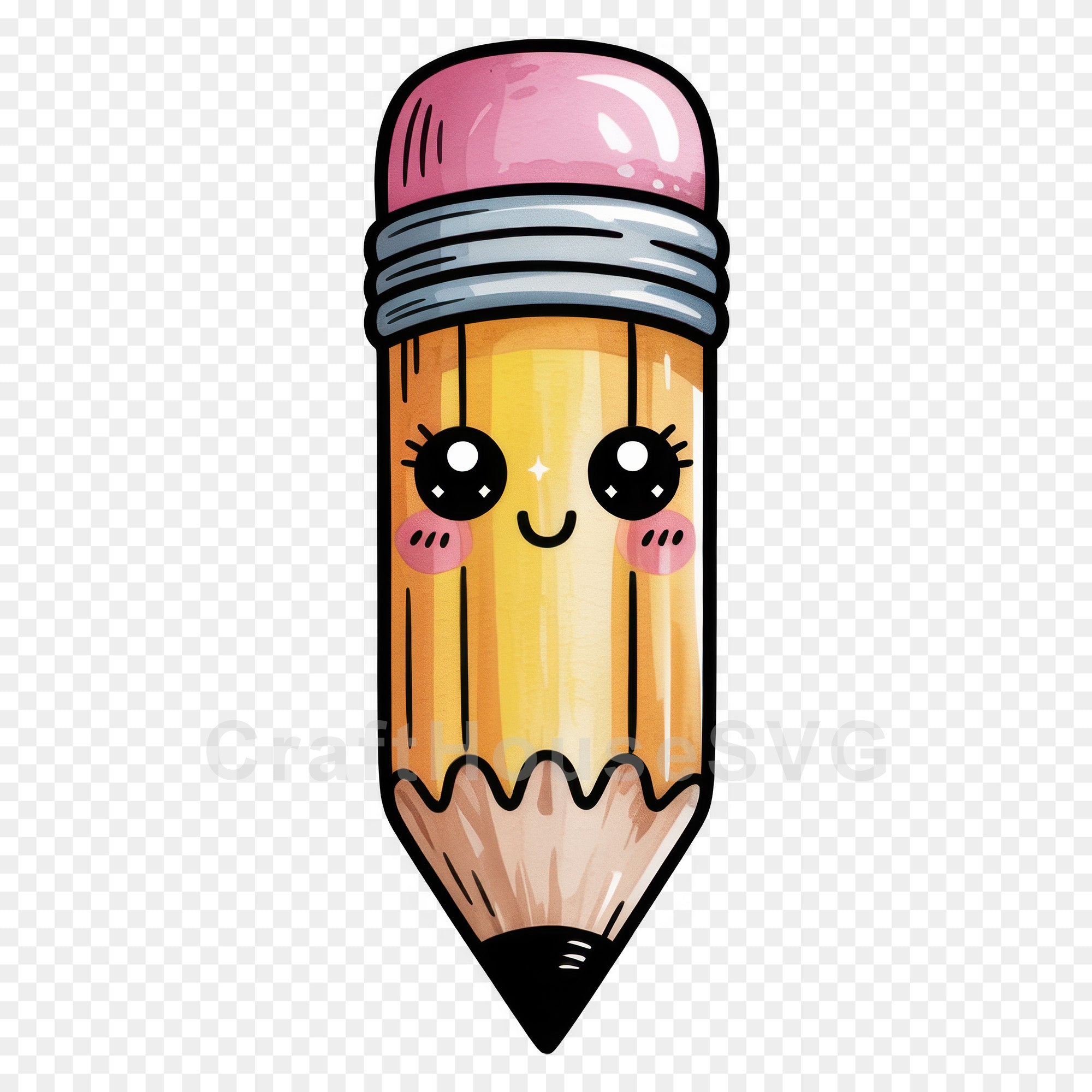 Kawaii Back to School Clipart Bundle