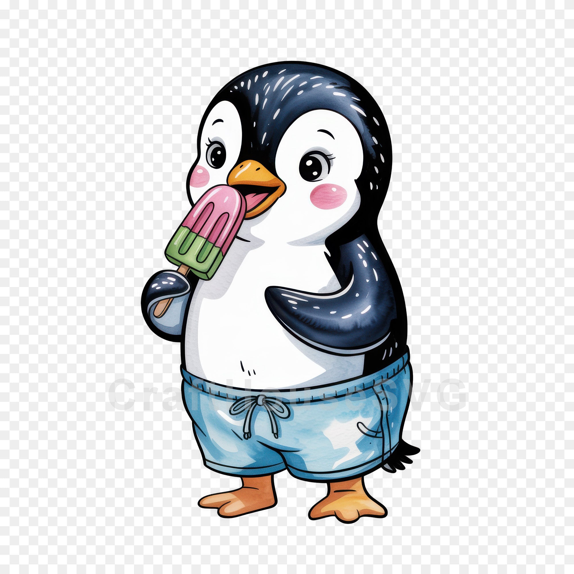 Cute Summer Animals Clipart Bundle