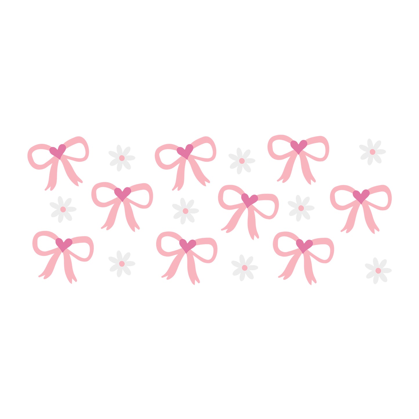 Pink Bow Glass Can Wrap SVG design for Cricut, Silhouette, laser cutting, vinyl, sublimation, and craft projects.