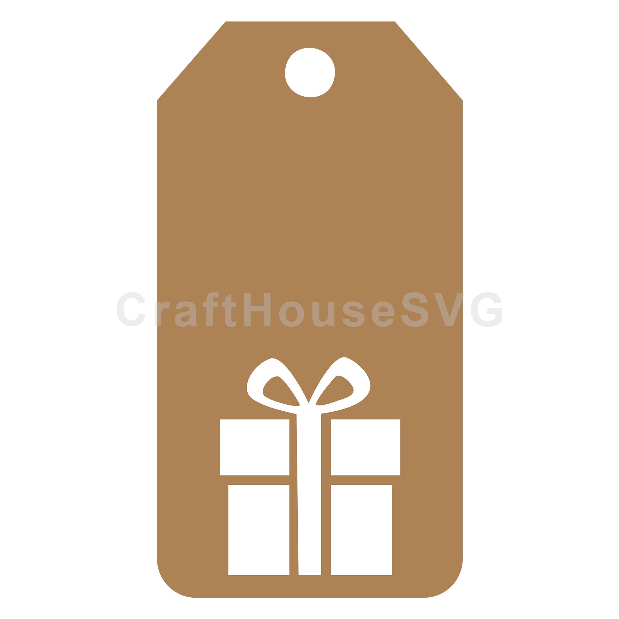 Present Gift Tag SVG