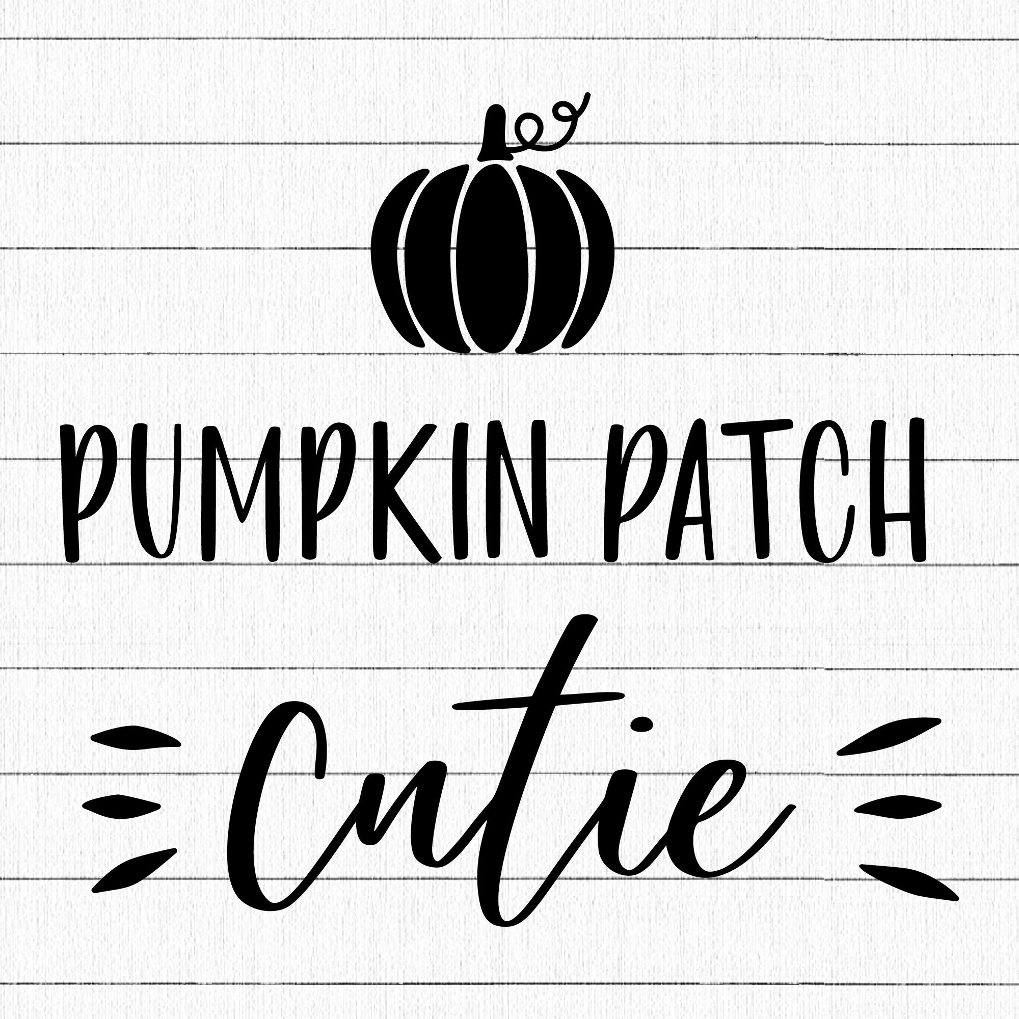 Pumpkin Patch Cutie SVG, Thanksgiving SVG