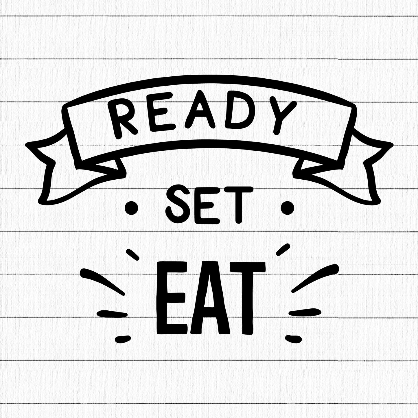 Ready Set Eat SVG, Football SVG - Craft House SVG