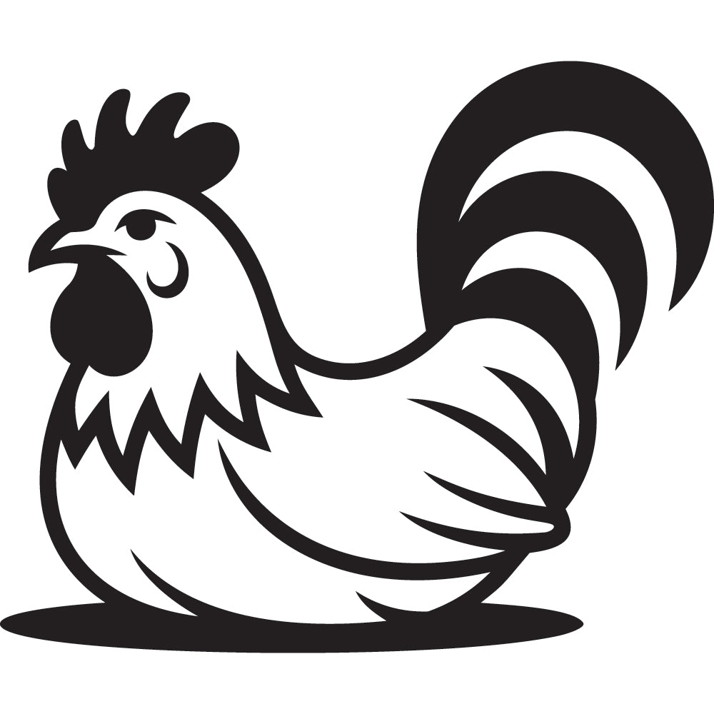 Rooster SVG File SVG DXF EPS PNG - Craft House SVG