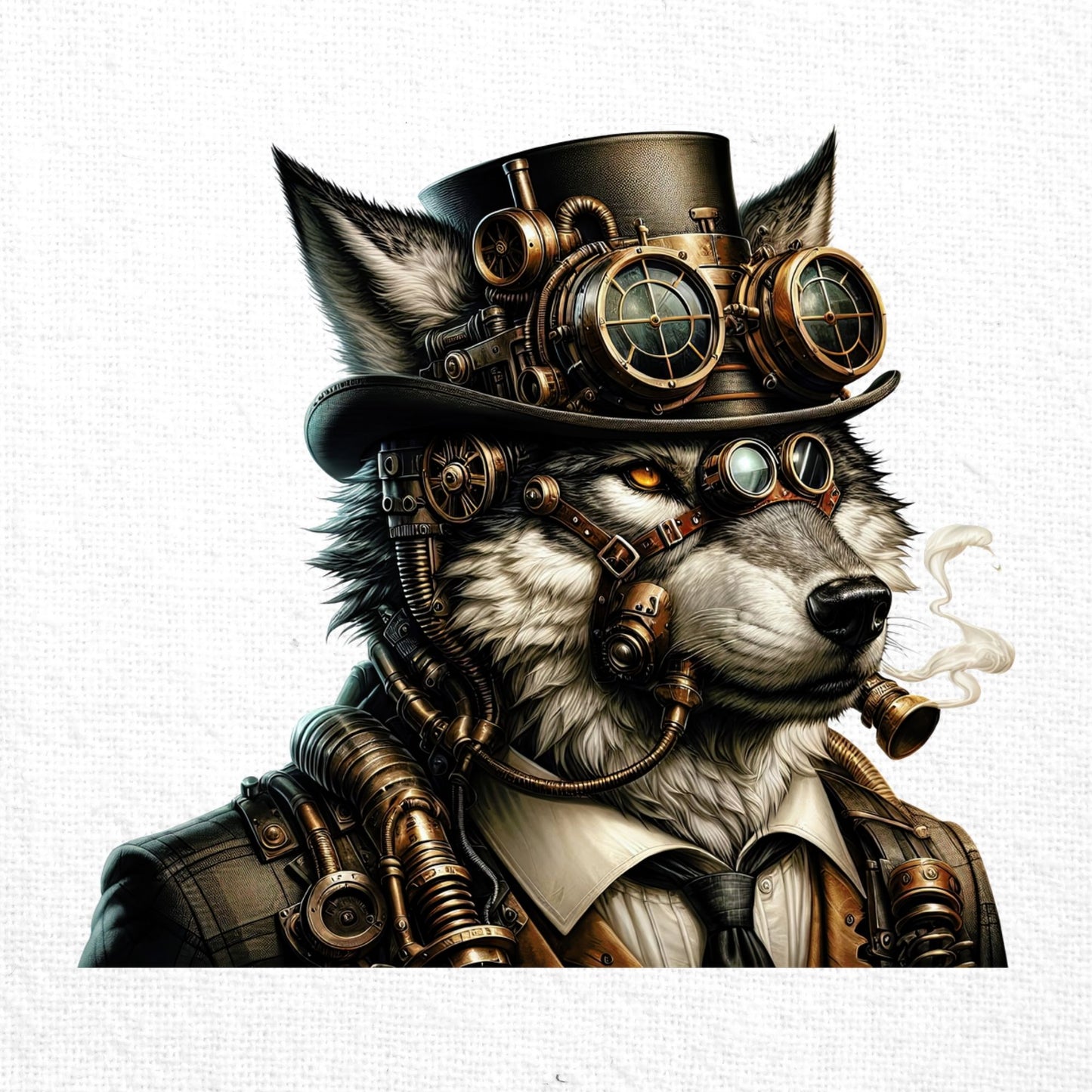 Steampunk Animals Clipart Sublimation Bundle
