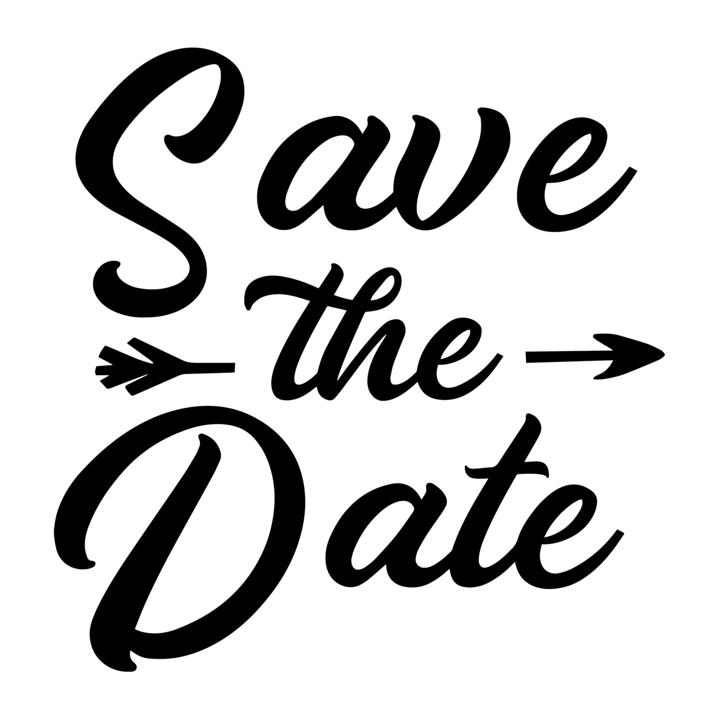 Save The Date SVG