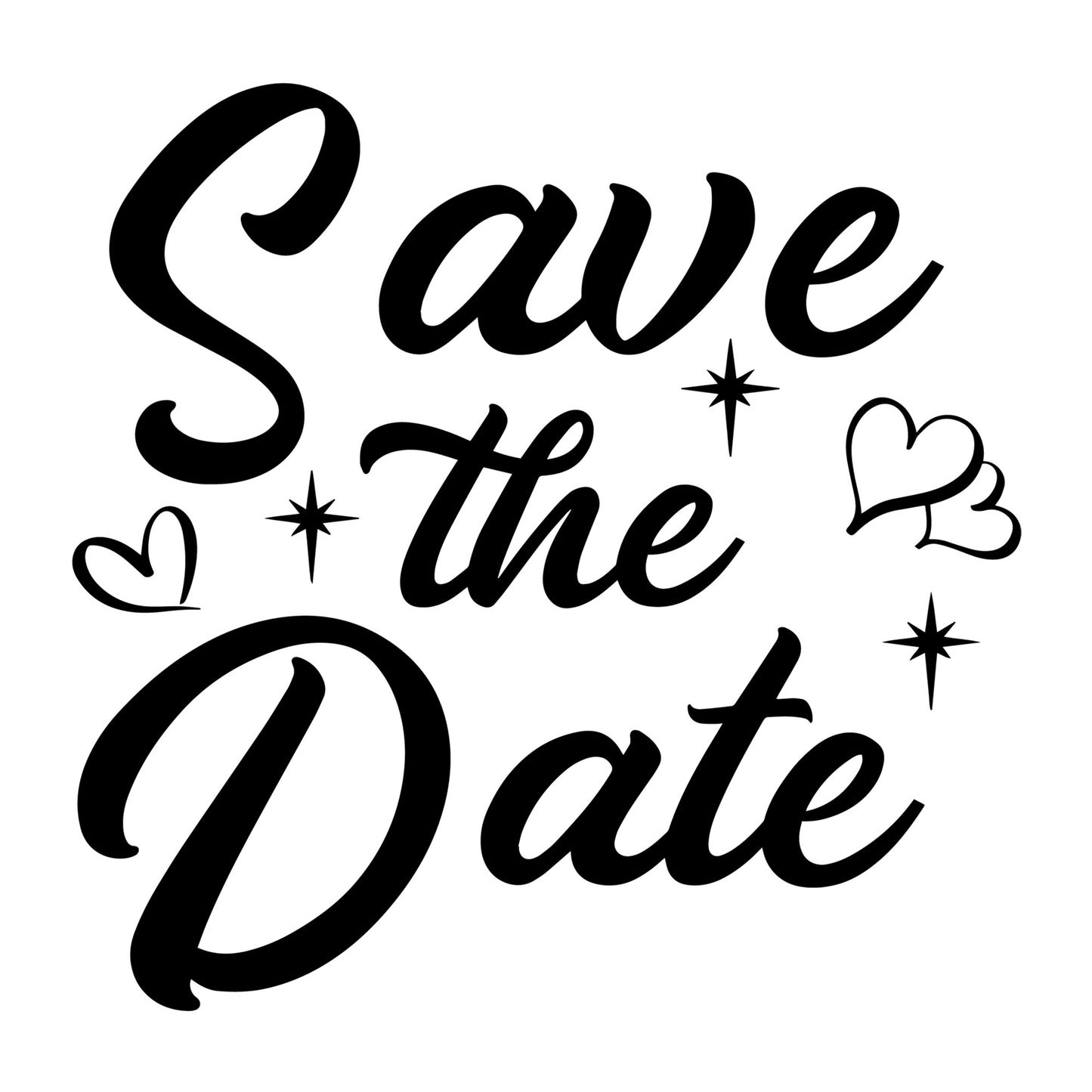 Save The Date SVG
