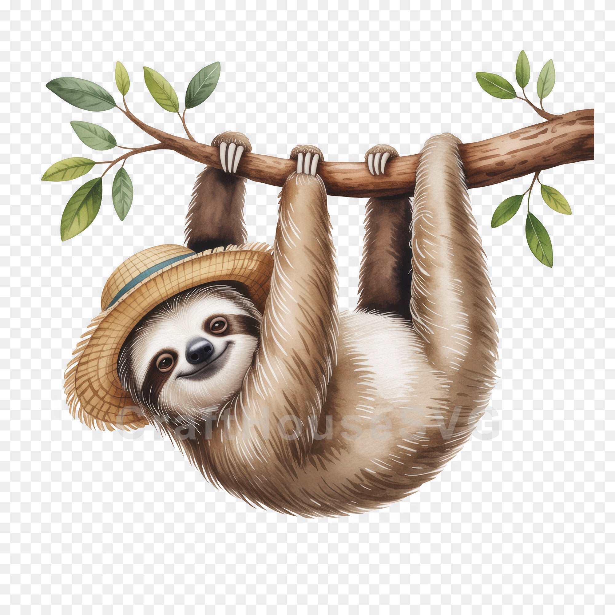 Cute Summer Animals Clipart Bundle