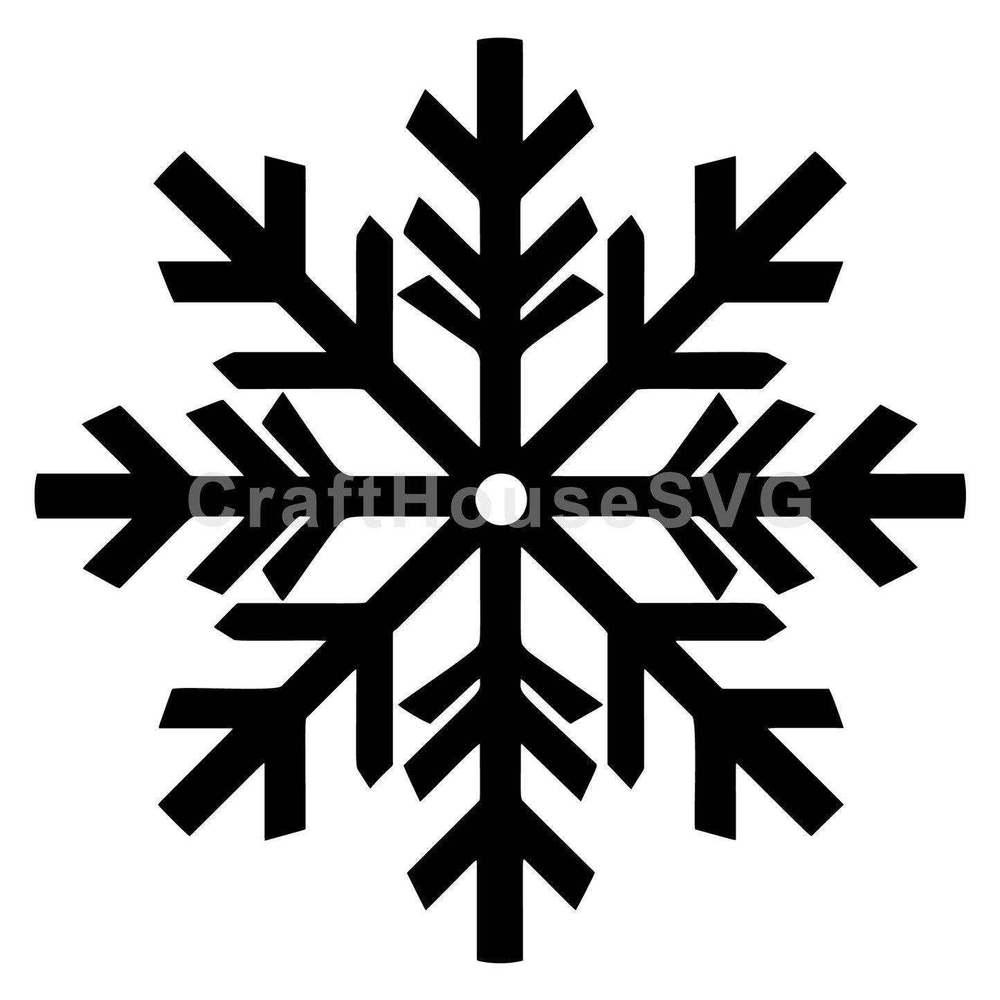 Simple Snowflake SVG