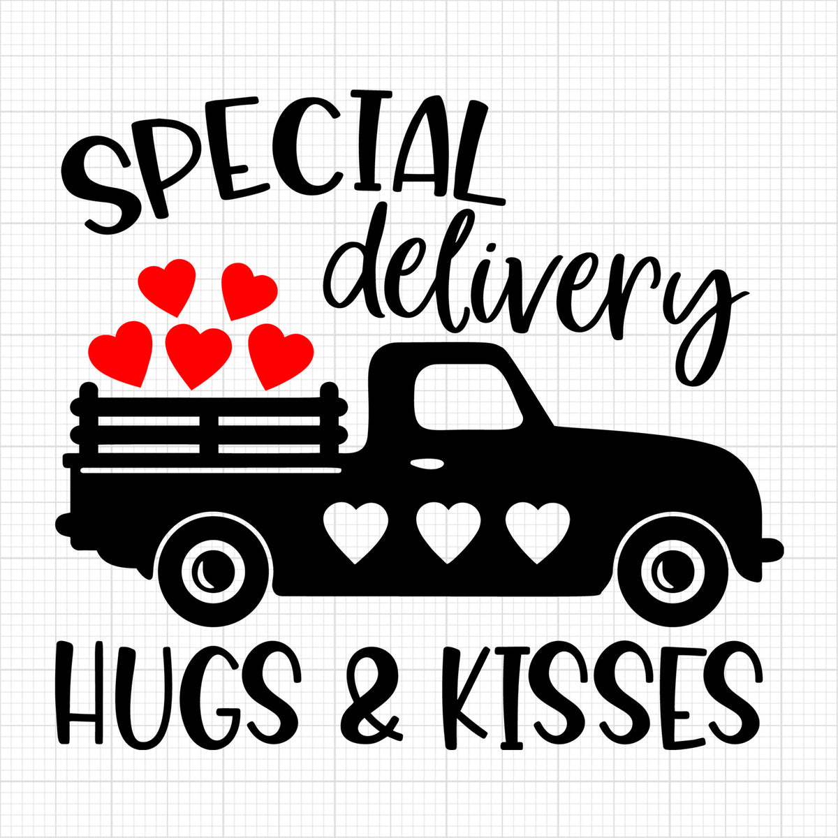 Special delivery hugs and kisses