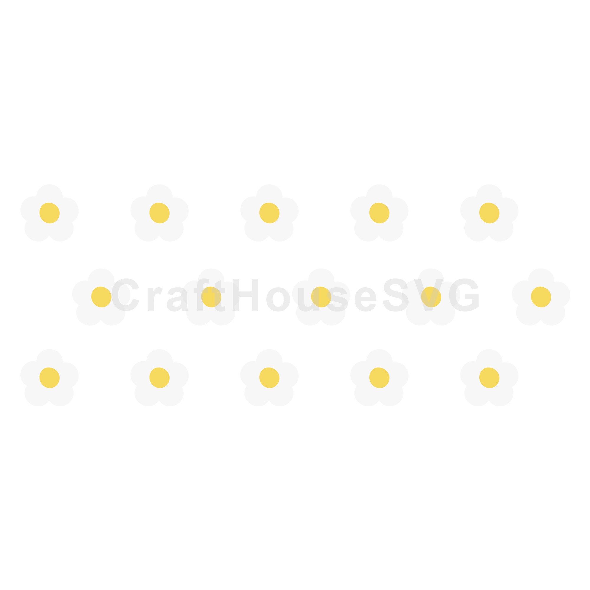 Spring Flowers 16 Oz Glass Can Wrap SVG Cut File