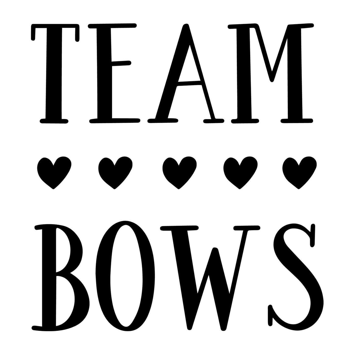 Team Bows SVG