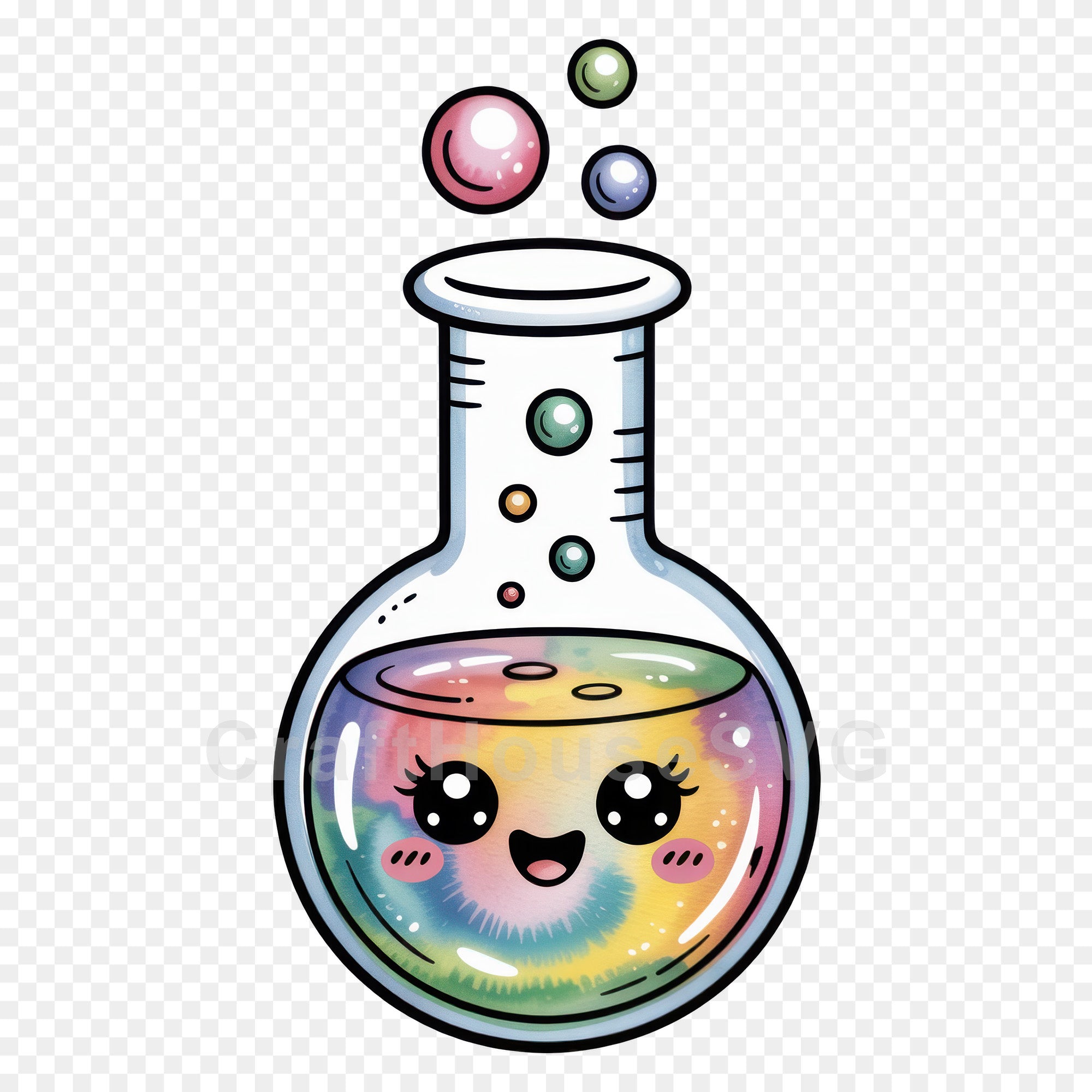 Kawaii Back to School Clipart Bundle