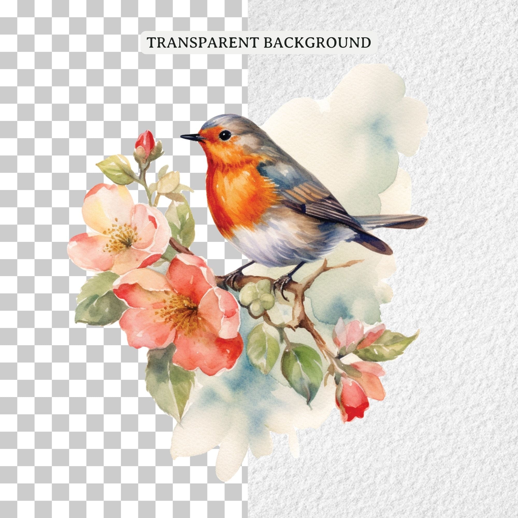 Watercolor Woodland Animal Sublimation Bundle Clipart Designs PNG