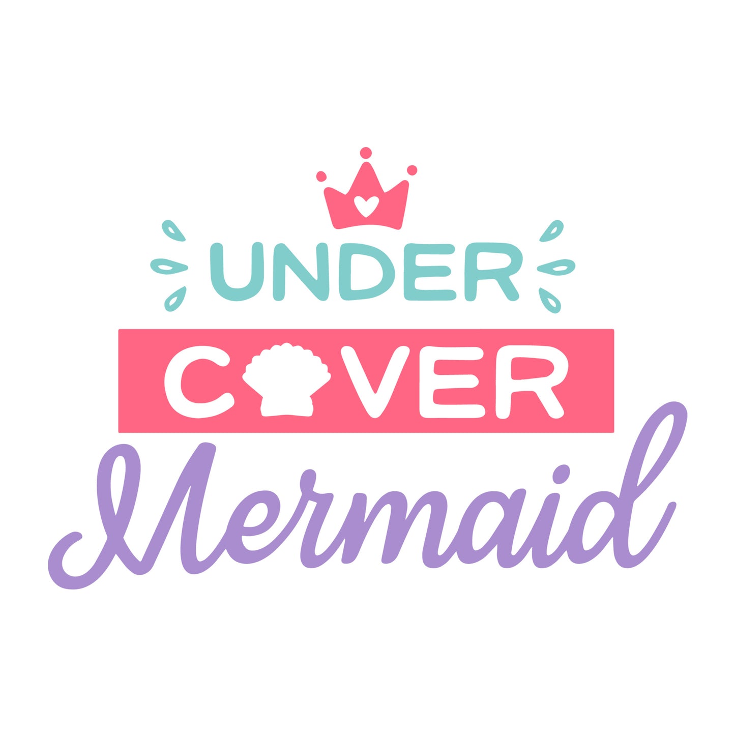 Undercover mermaid SVG