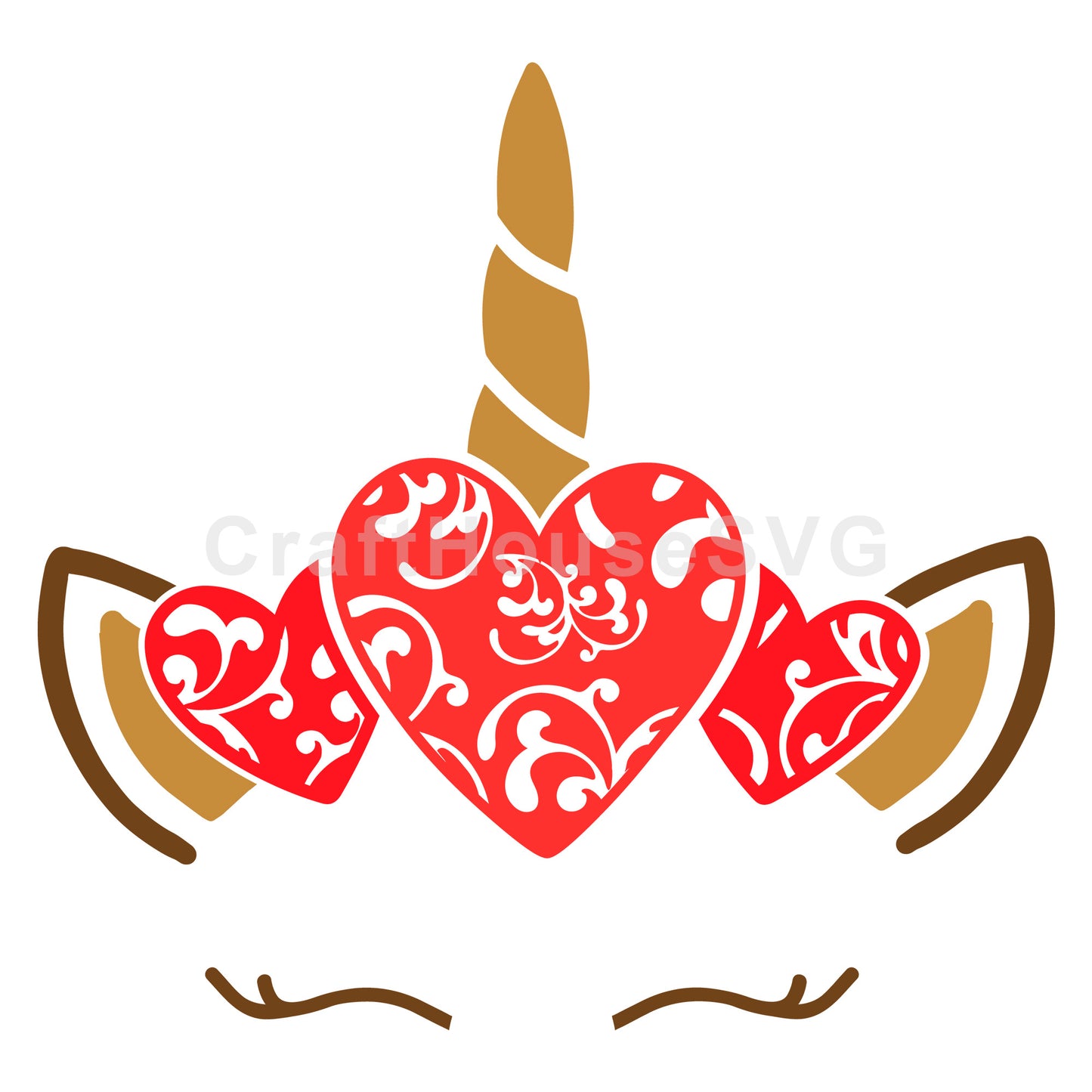 Unicorn heart SVG | M43F42 - Craft House SVG