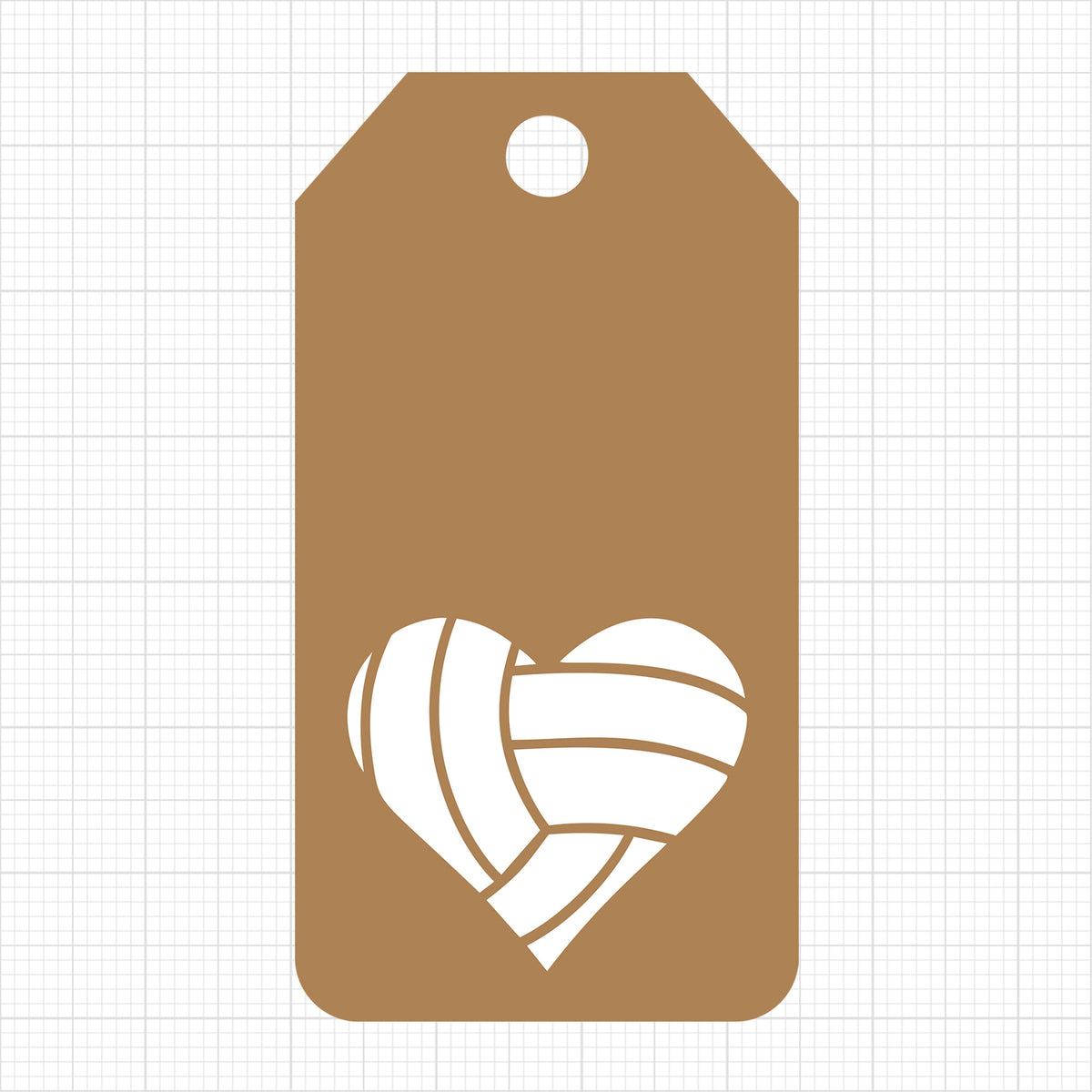 Volleyball Gift Tag