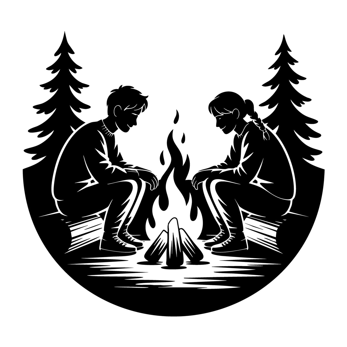 Wilderness SVG for Cricut, Silhouette, laser cutting, vinyl, sublimation, outdoor shirts, decals, signs, and DIY craft projects.