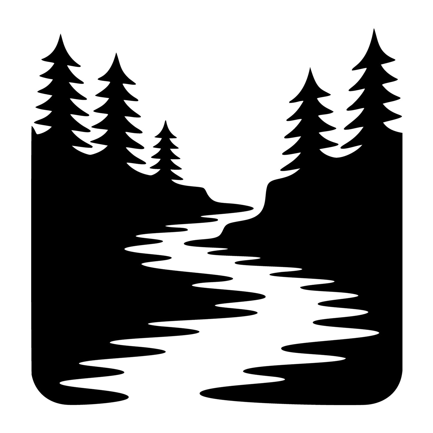 Wilderness SVG for Cricut, Silhouette, laser cutting, vinyl, sublimation, outdoor shirts, decals, signs, and DIY craft projects.