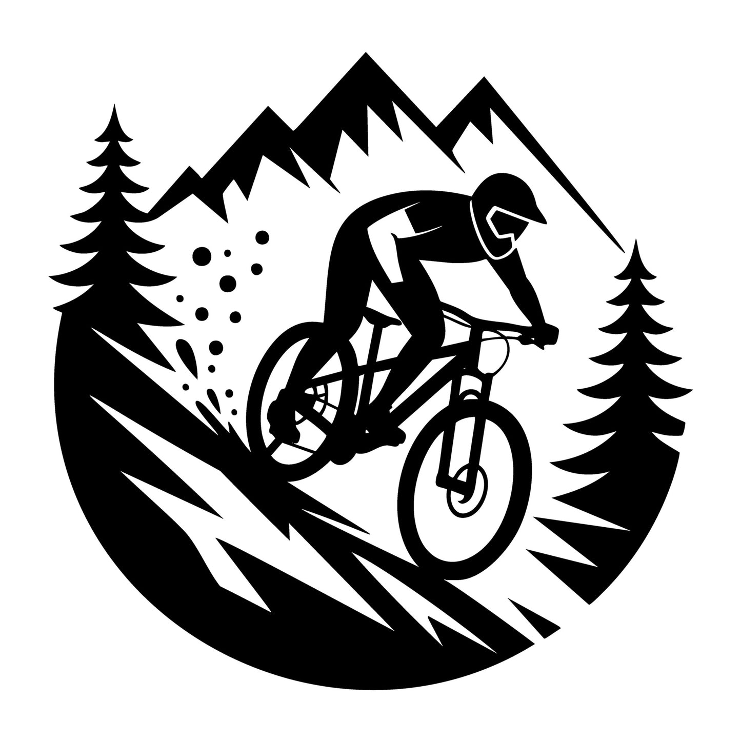 Wilderness SVG for Cricut, Silhouette, laser cutting, vinyl, sublimation, outdoor shirts, decals, signs, and DIY craft projects.