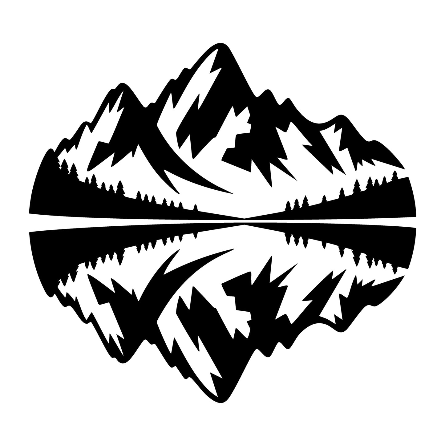 Wilderness SVG for Cricut, Silhouette, laser cutting, vinyl, sublimation, outdoor shirts, decals, signs, and DIY craft projects.